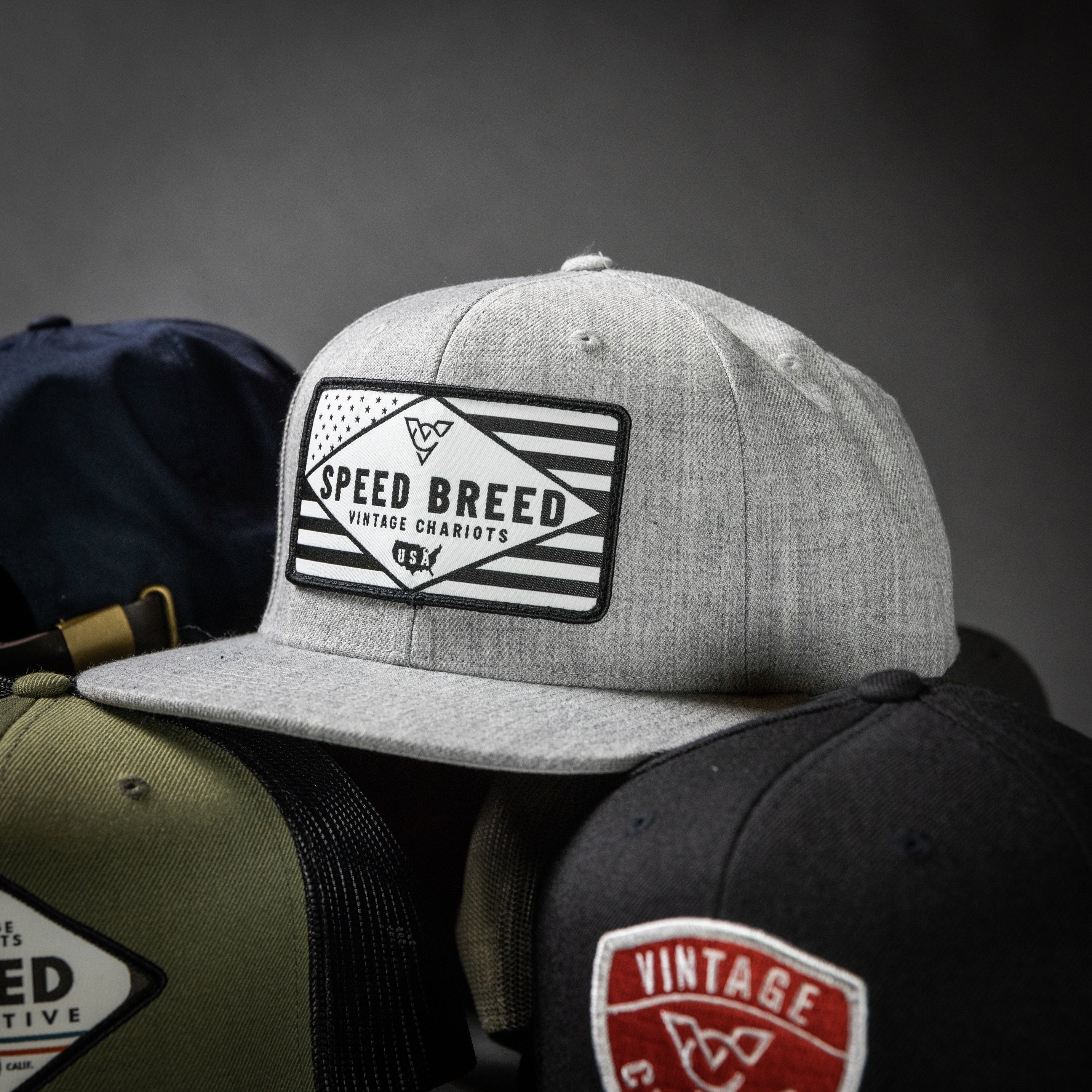 SPEED BREED FLAG (Heather Grey)