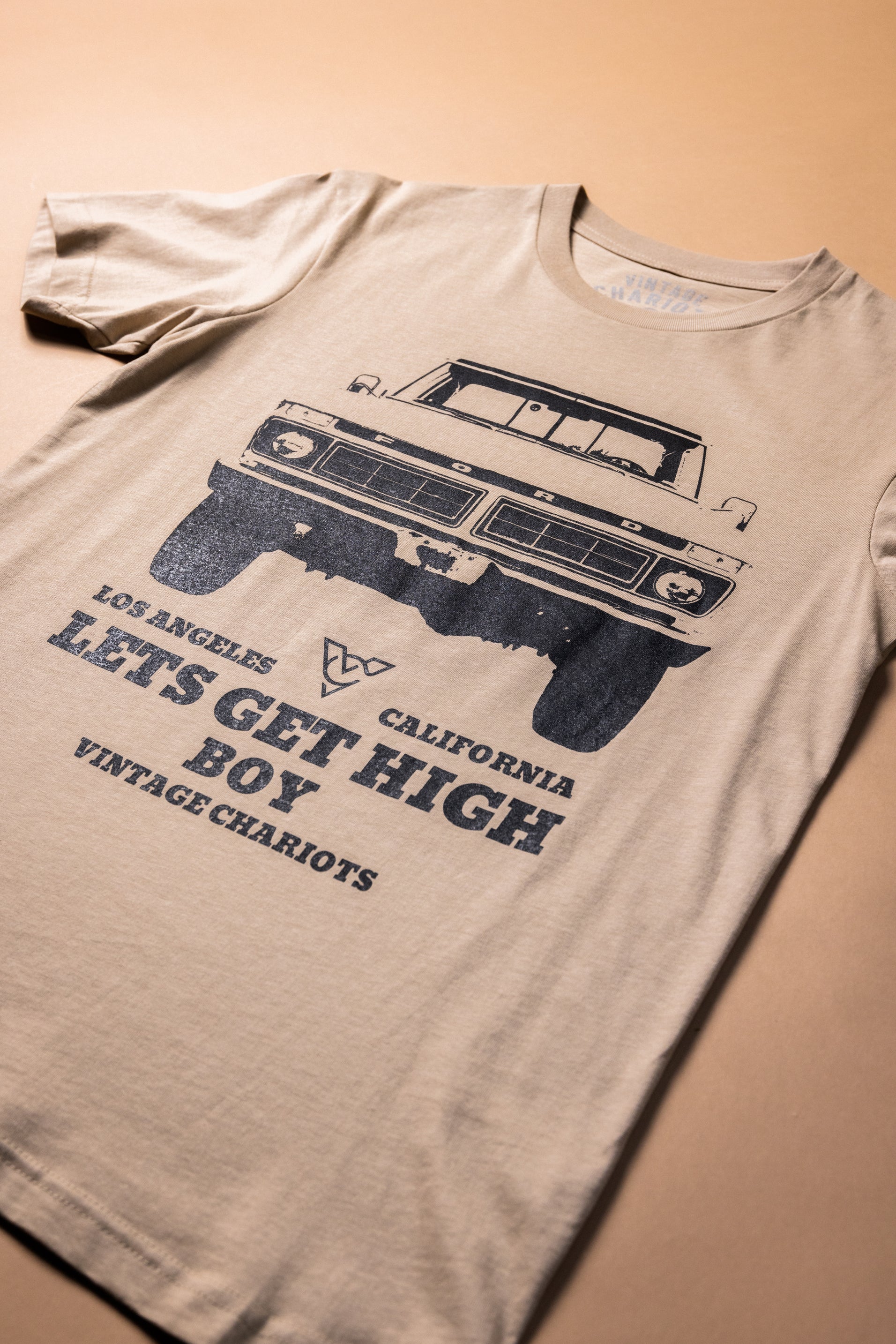 LETS GET HIGH BOY TEE (Sand)