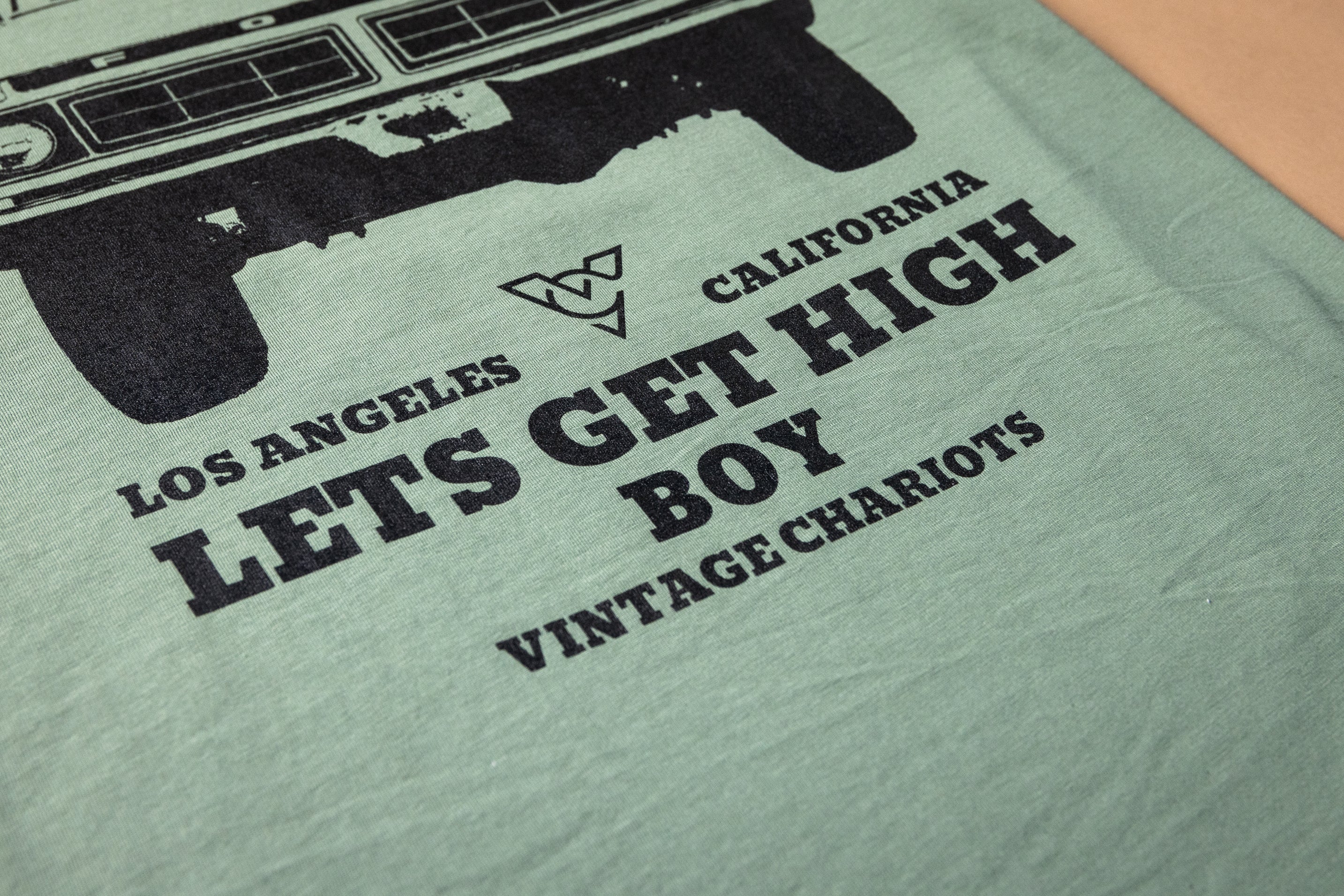 LETS GET HIGH BOY TEE (Artichoke)