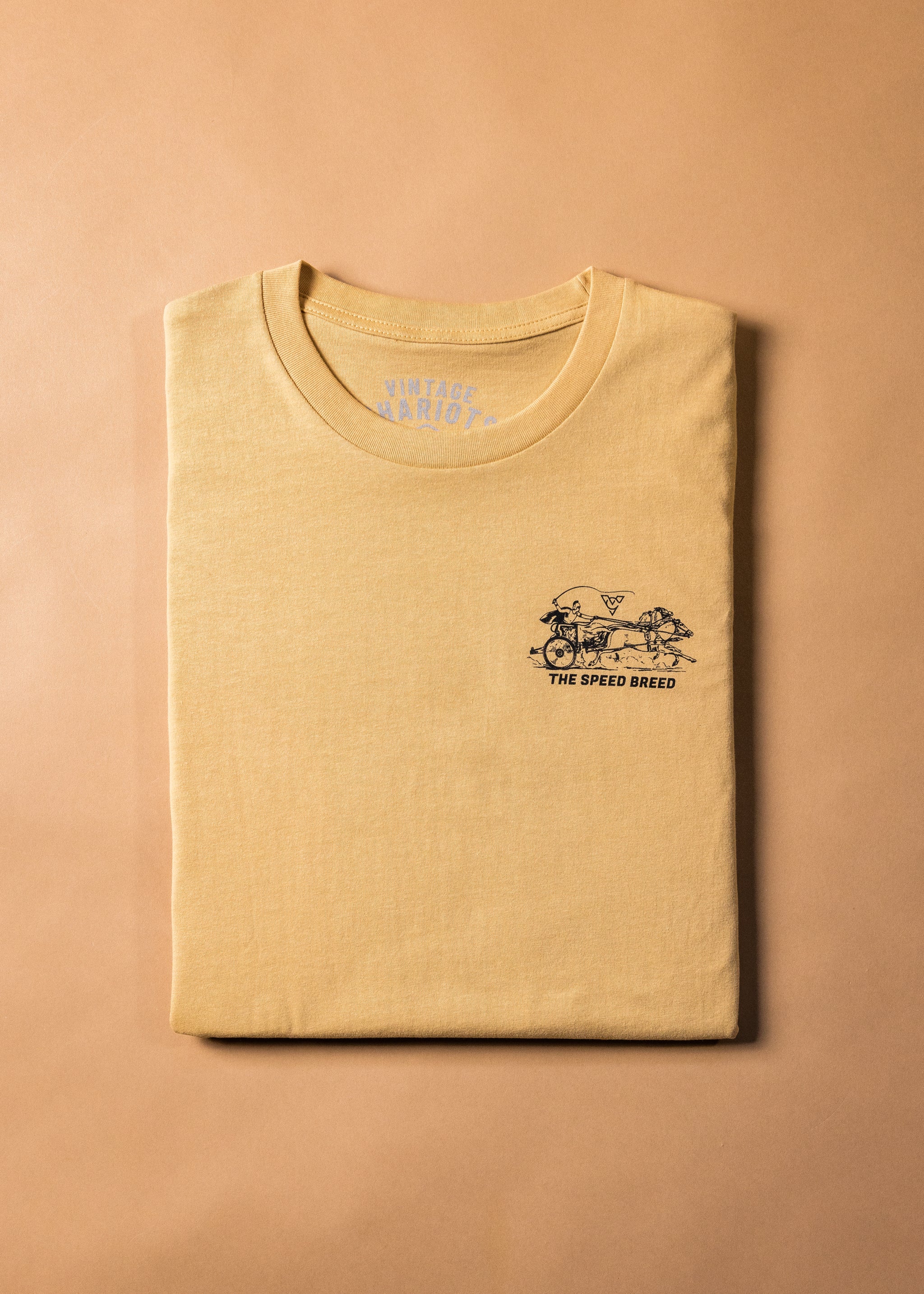 SPEED BREED HORSES TEE (Vintage Gold)