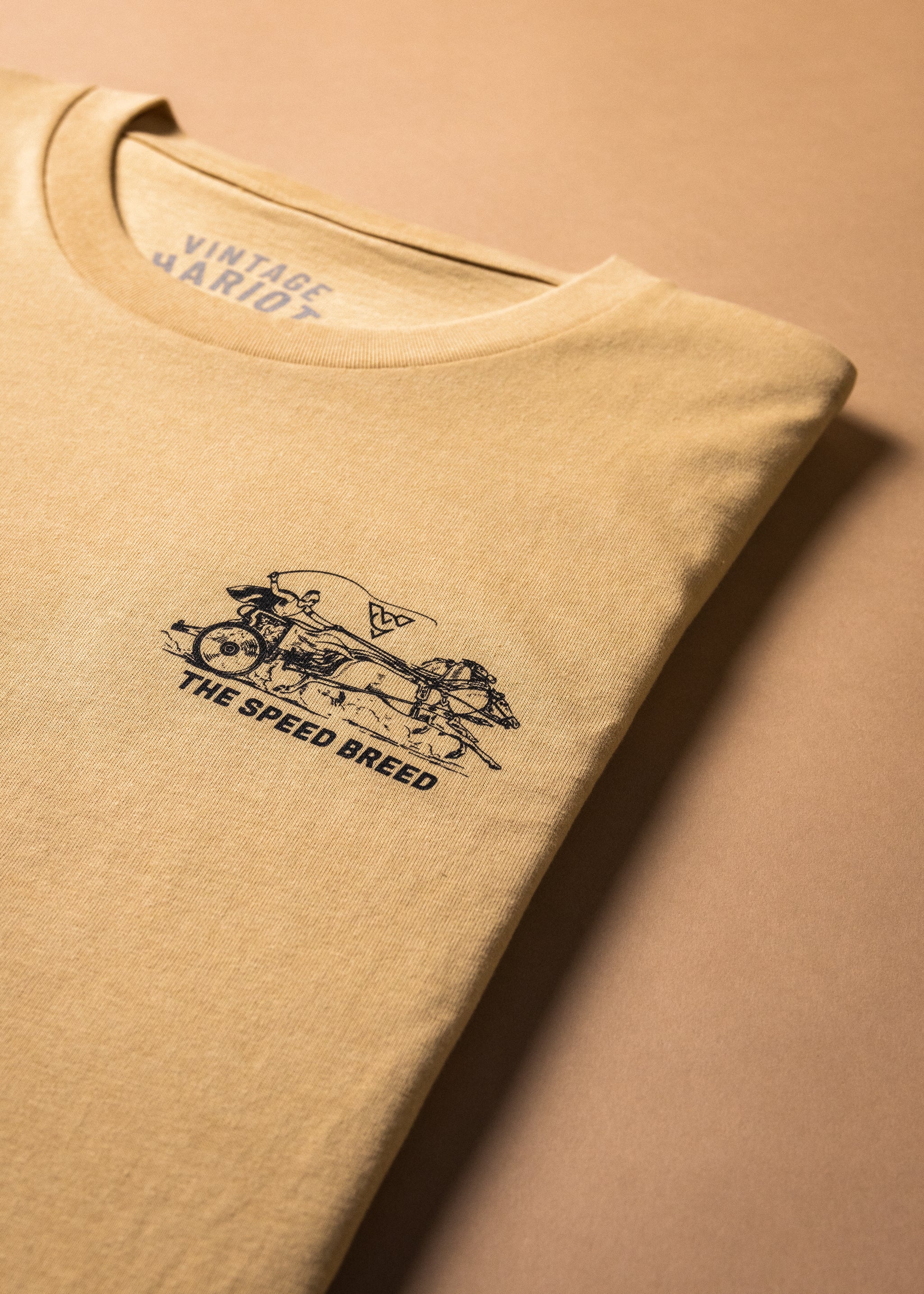 SPEED BREED HORSES TEE (Vintage Gold)