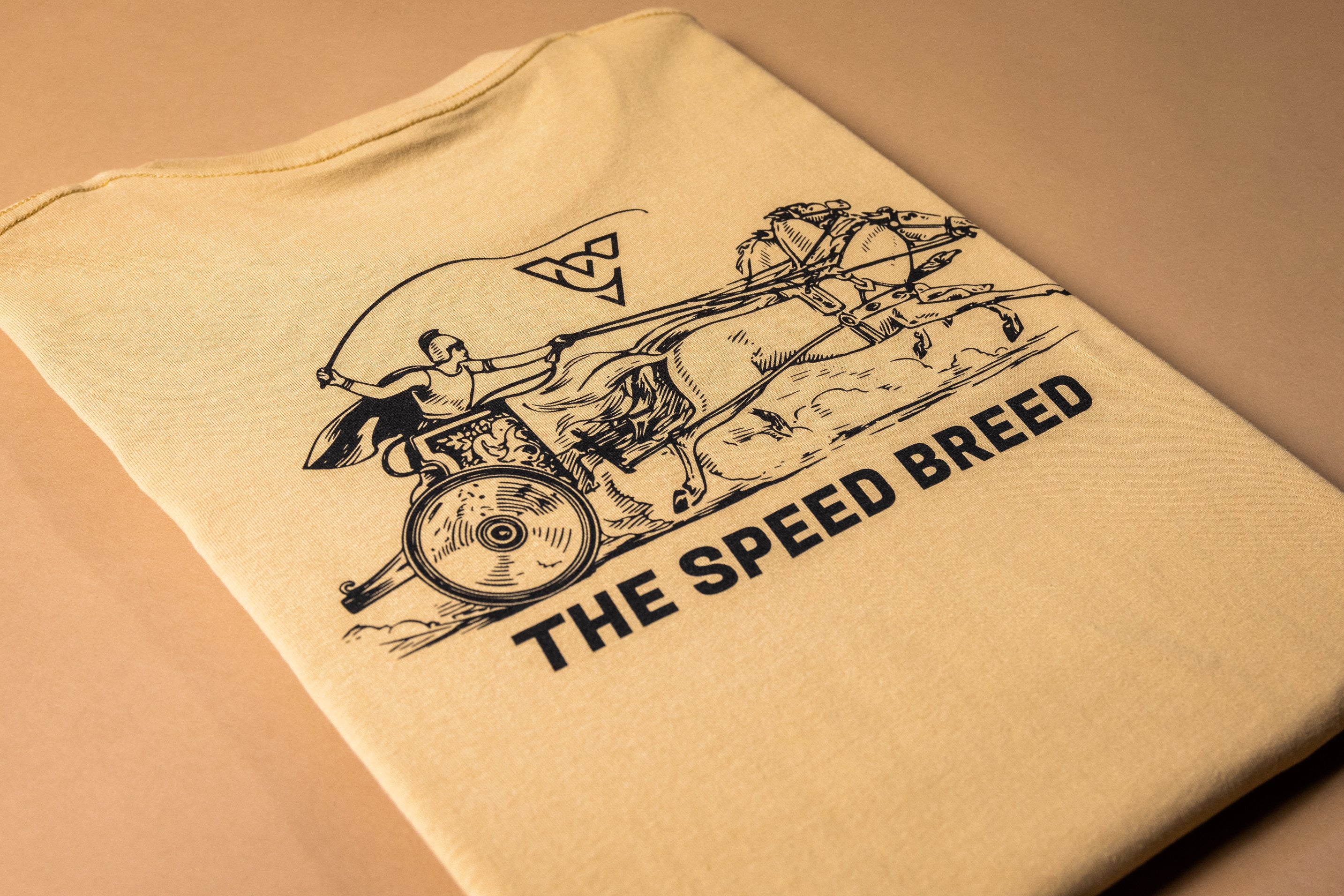 SPEED BREED HORSES TEE (Vintage Gold)
