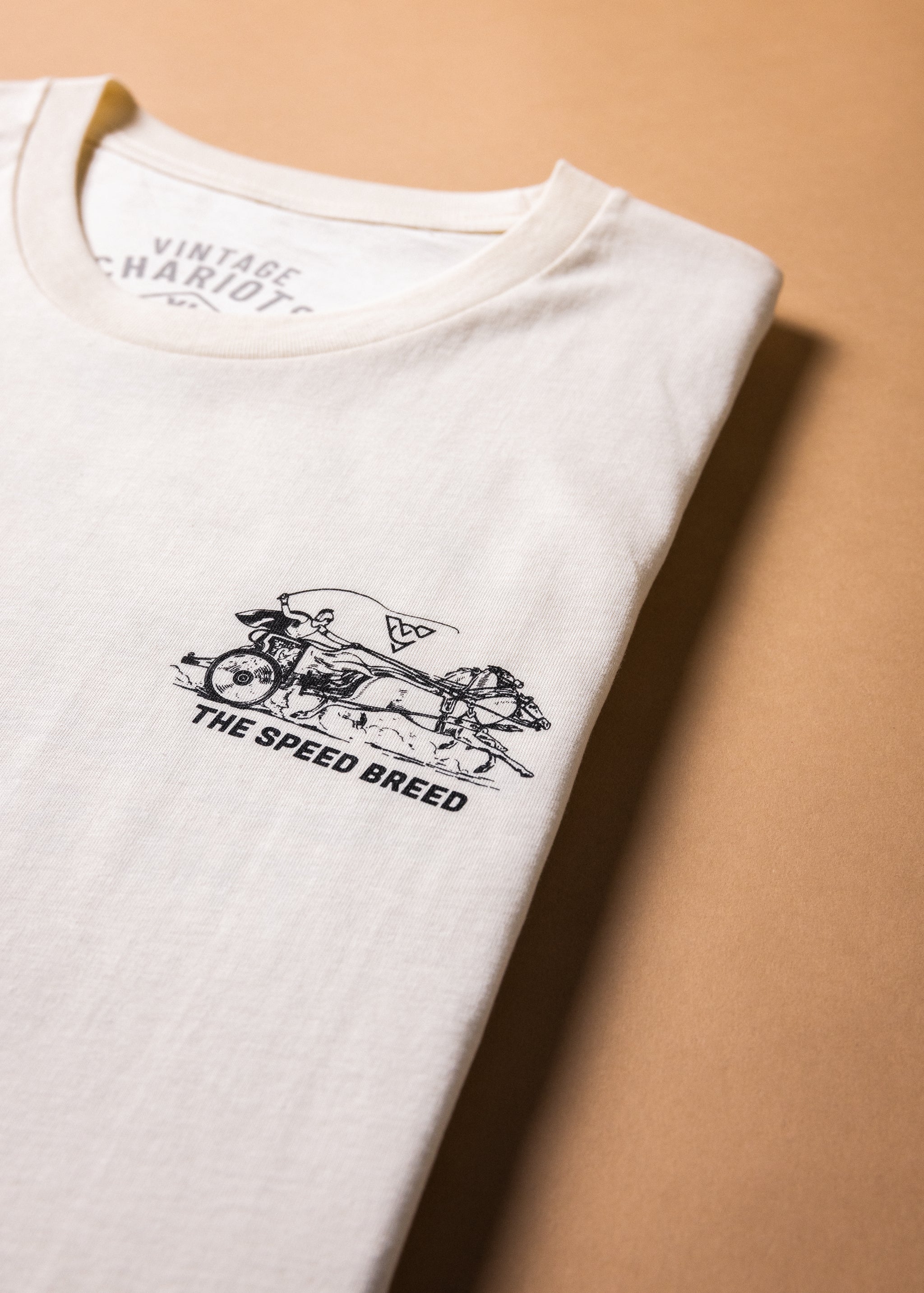 SPEED BREED HORSES TEE (Vintage White)