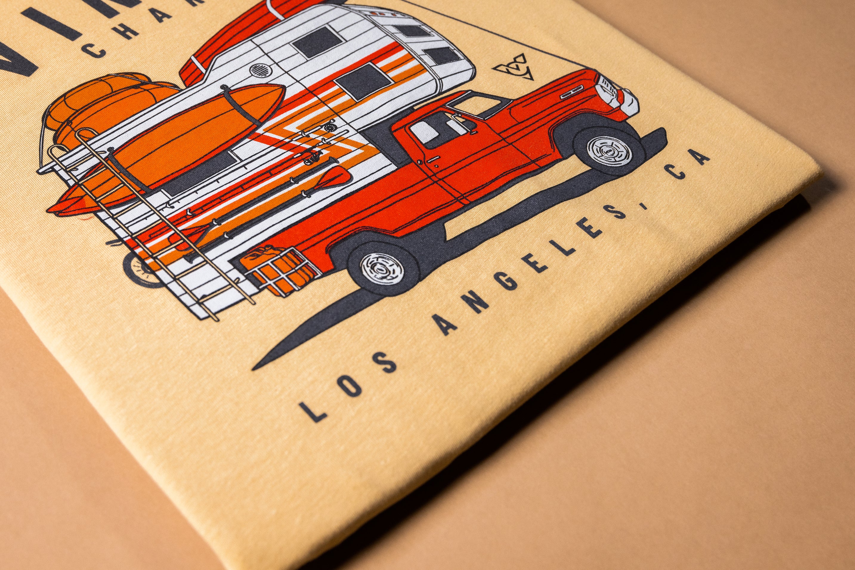 HIGHBOY CAMPER TEE (Vintage Gold)