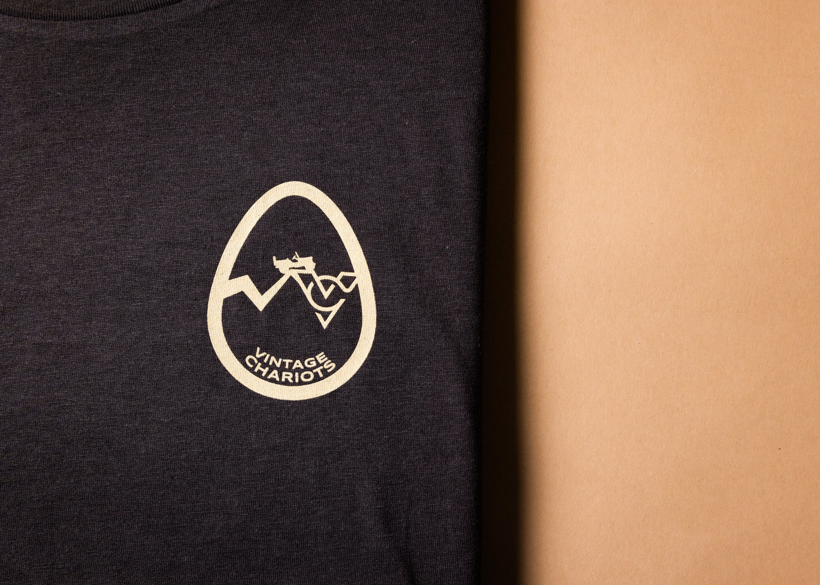 FIND YOUR EGG WOMENS BOYFRIEND TEE (Vintage Black)