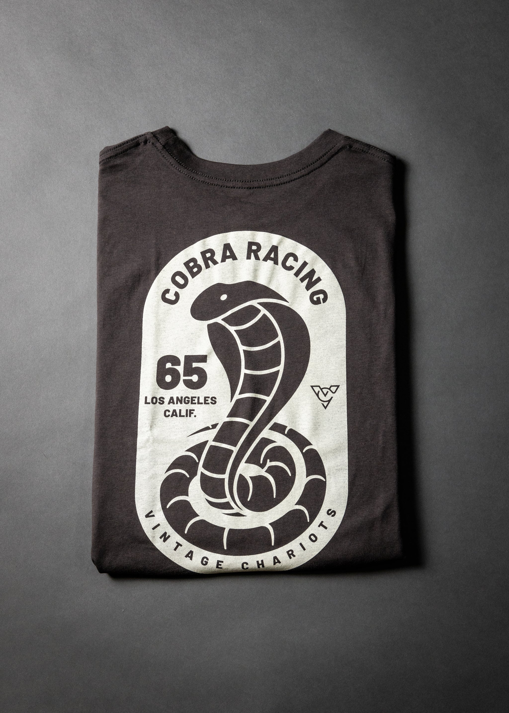 COBRA RACING WOMENS BOYFRIEND TEE (Vintage Black)