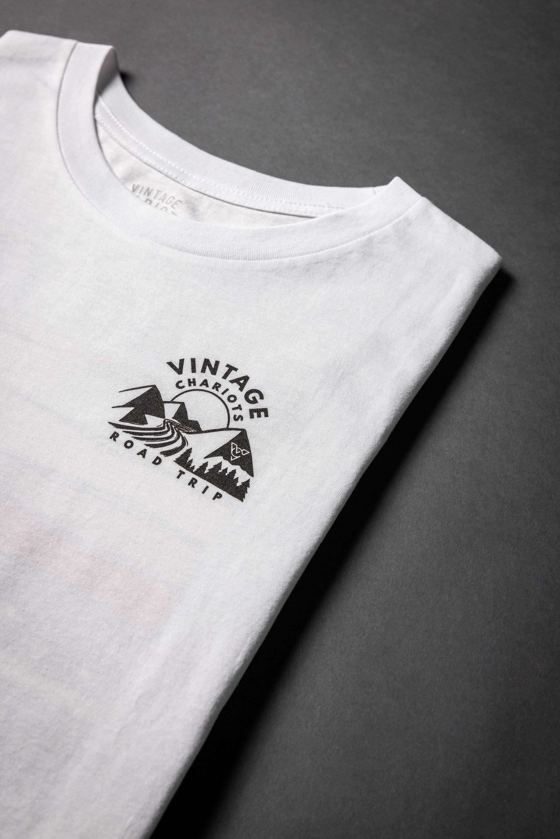 ROAD TRIP WOMENS BOYFRIEND TEE (White)