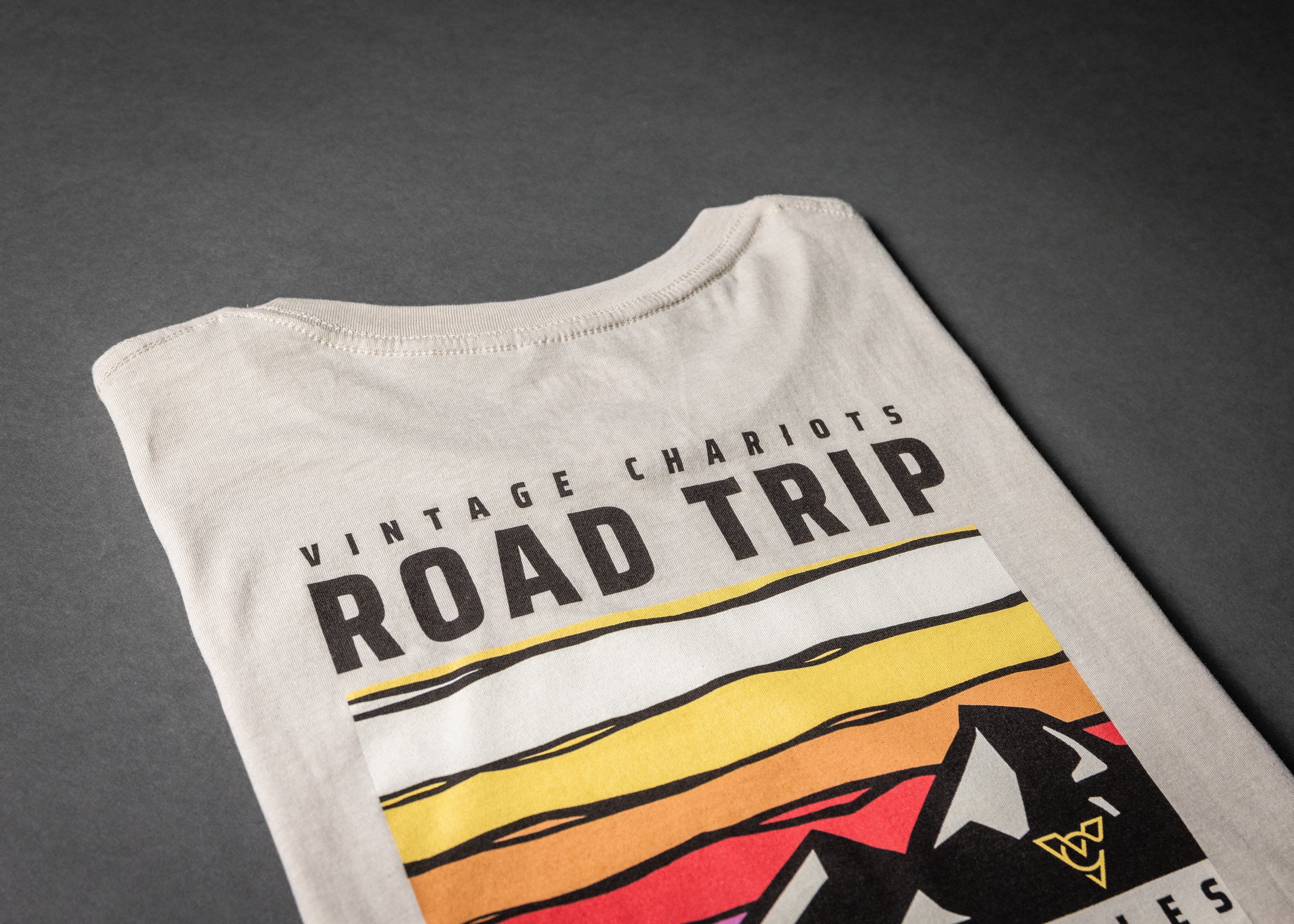 ROAD TRIP WOMENS BOYFRIEND TEE (Bone)
