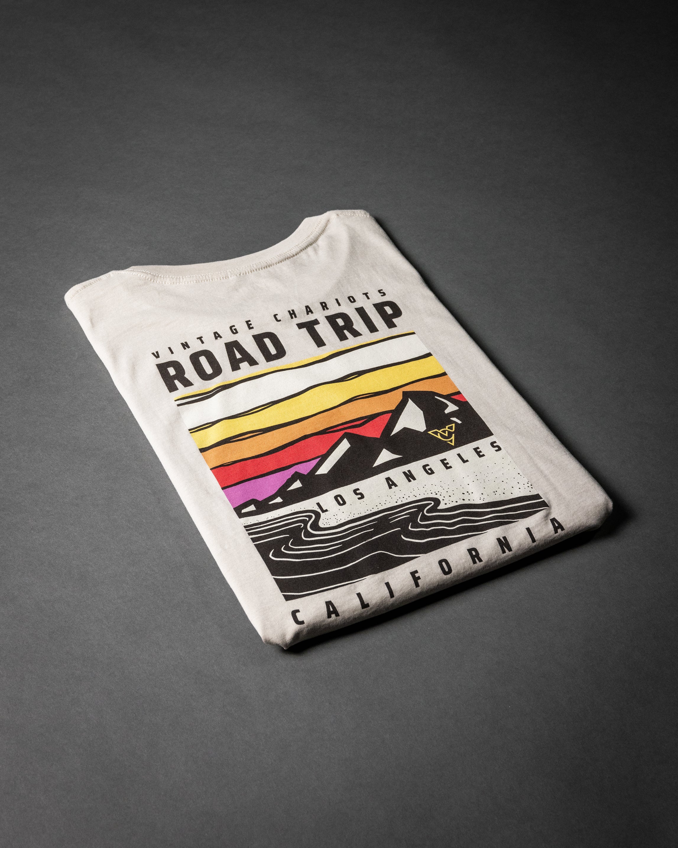 ROAD TRIP WOMENS BOYFRIEND TEE (Bone)