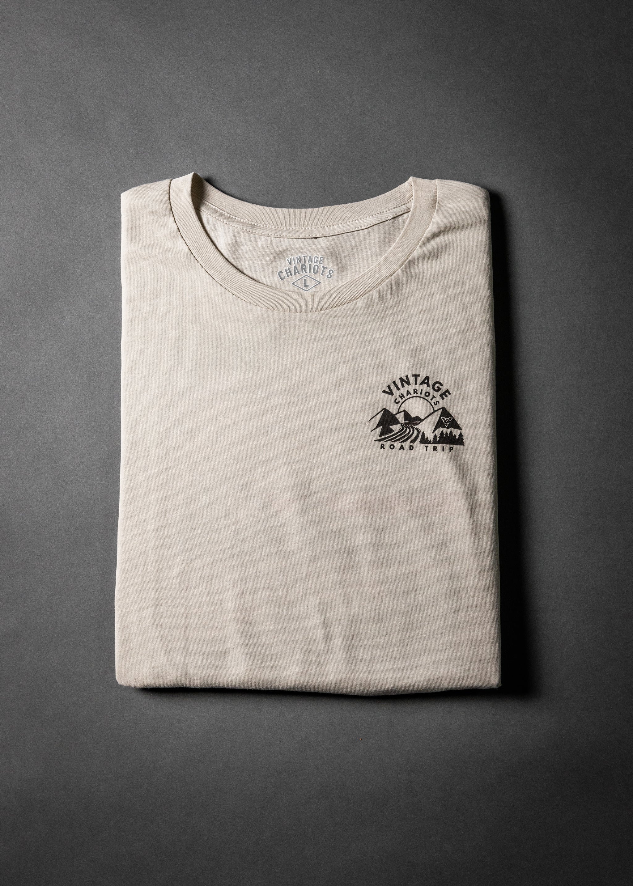 ROAD TRIP WOMENS BOYFRIEND TEE (Bone)