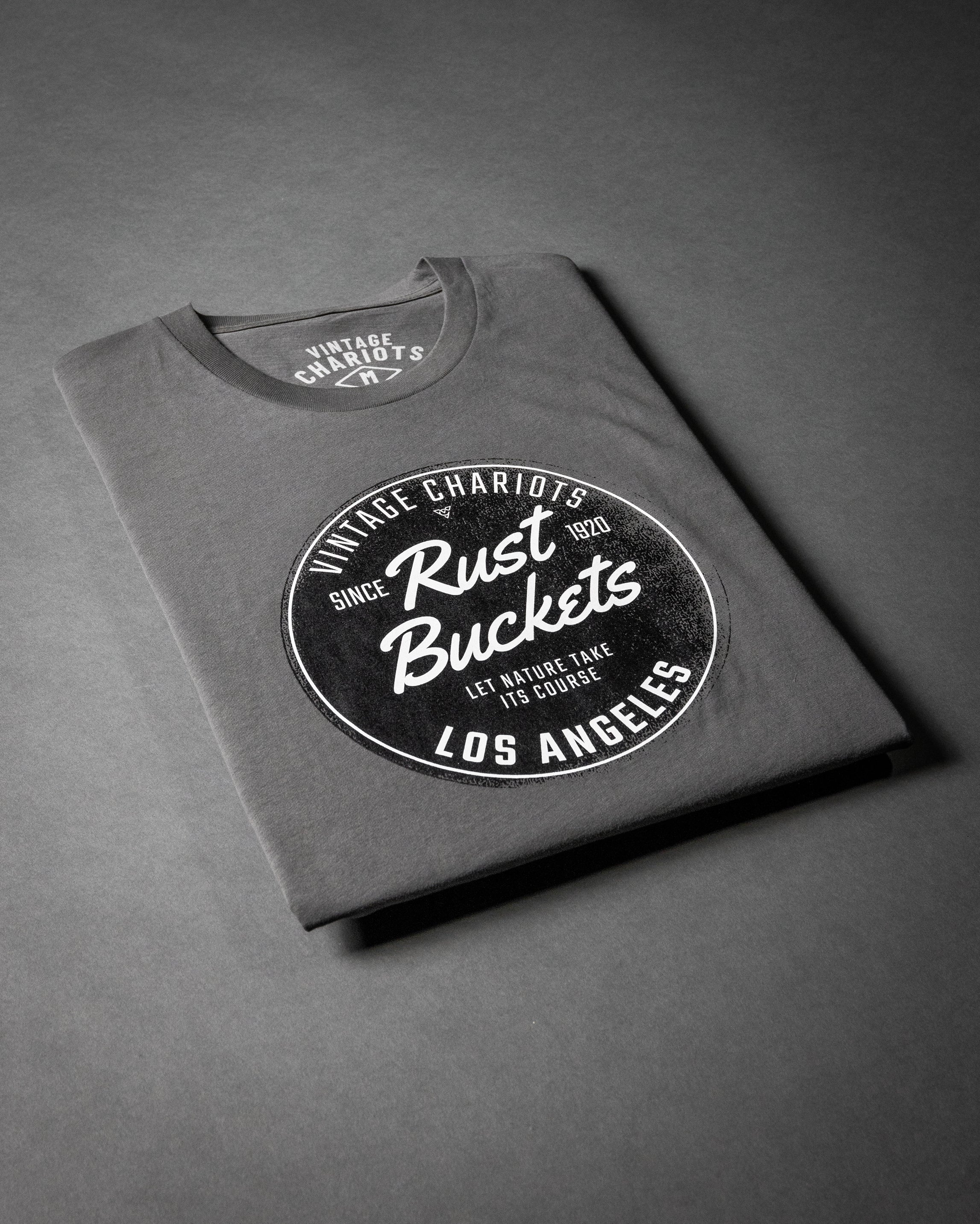 RUST BUCKETS TEE (Cool Grey)