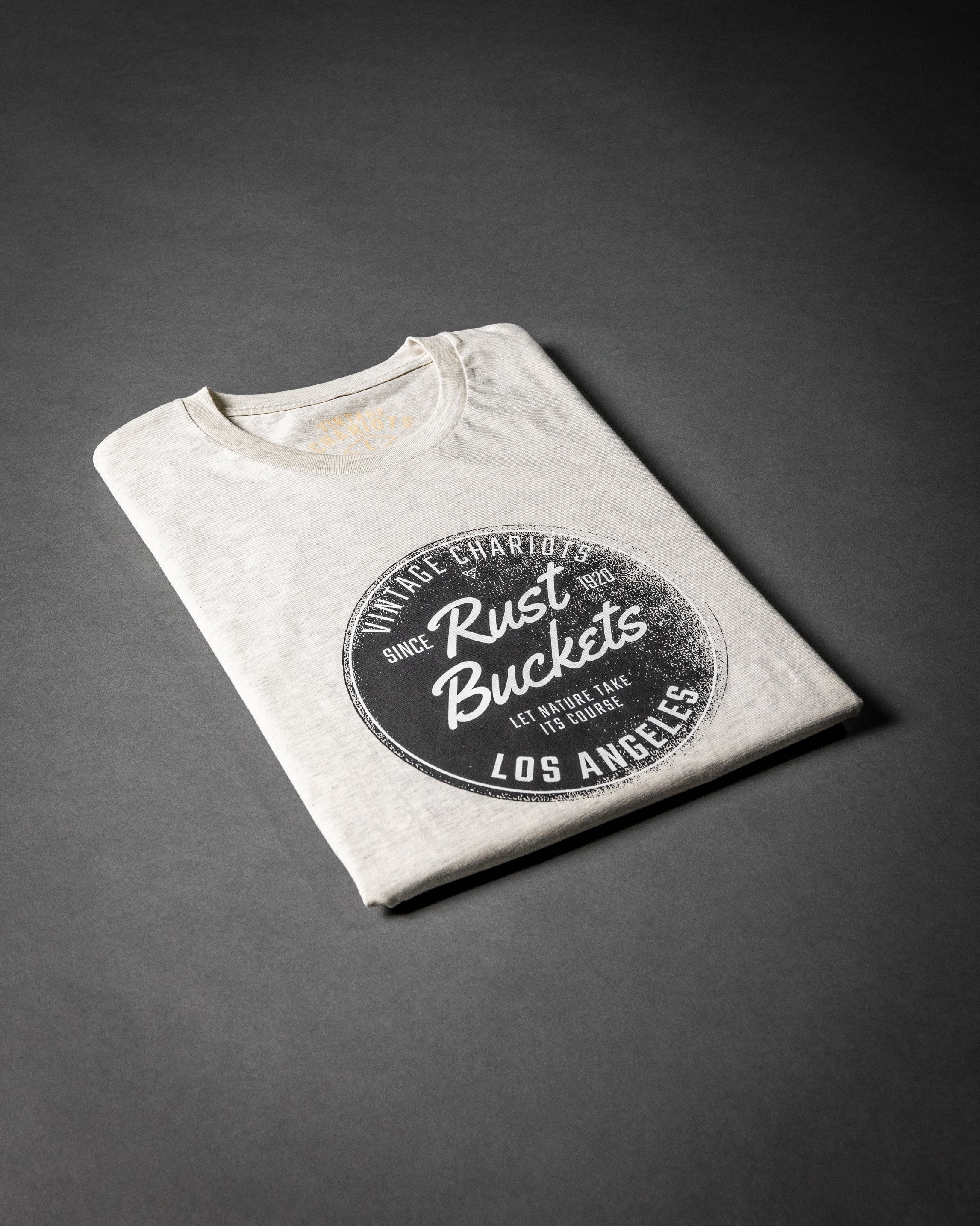 RUST BUCKETS TEE (Oatmeal Heather)