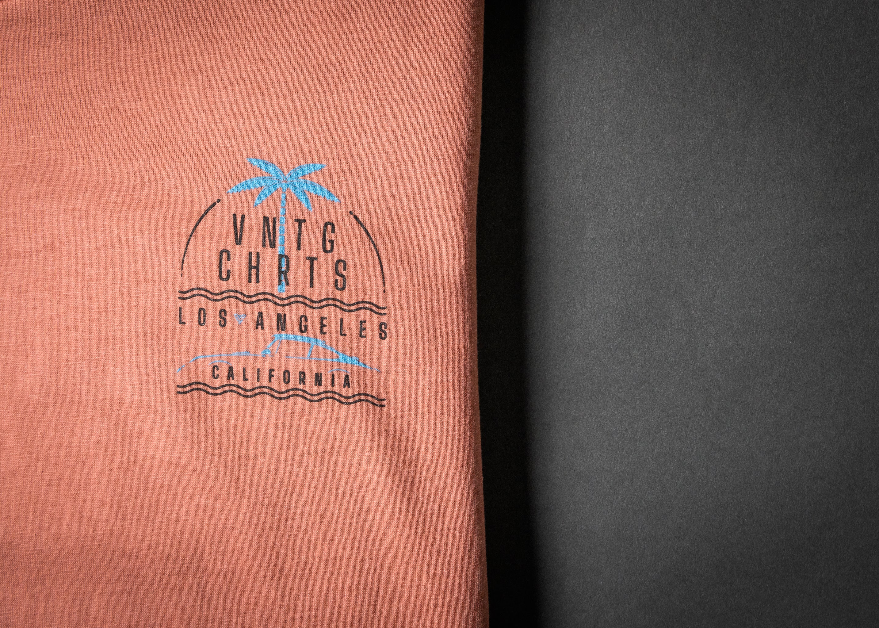 VC PALMS TEE (Dusty Rose)