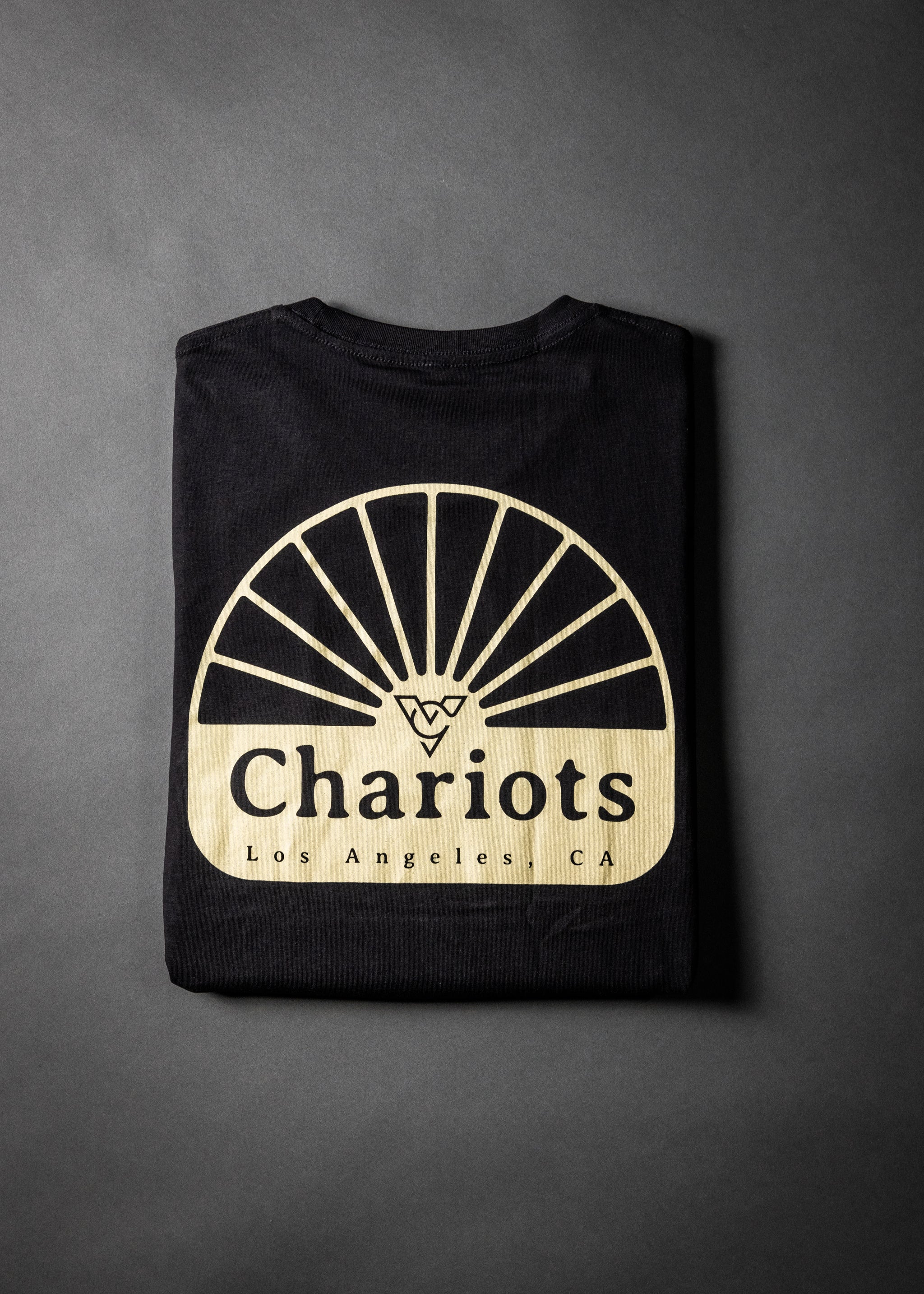 CHARIOT WHEEL POCKET TEE (Black)