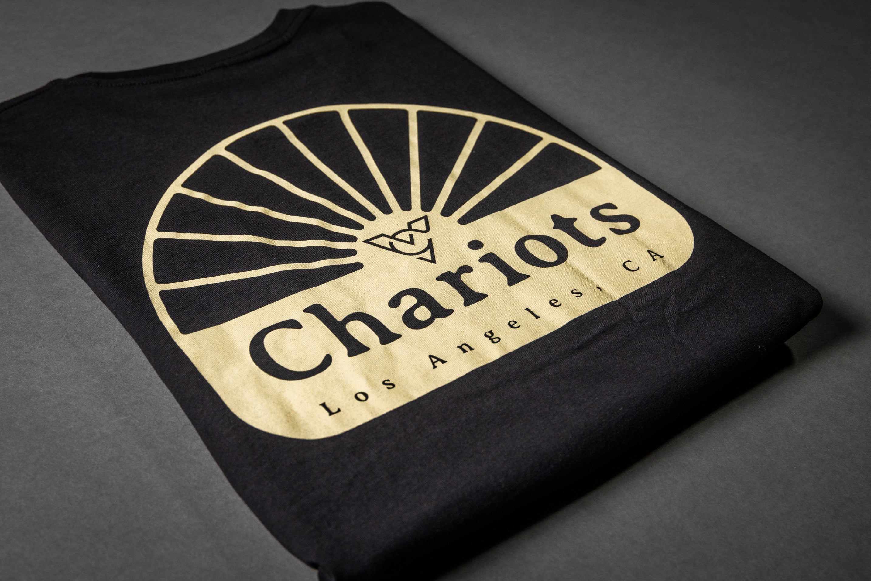 CHARIOT WHEEL POCKET TEE (Black)