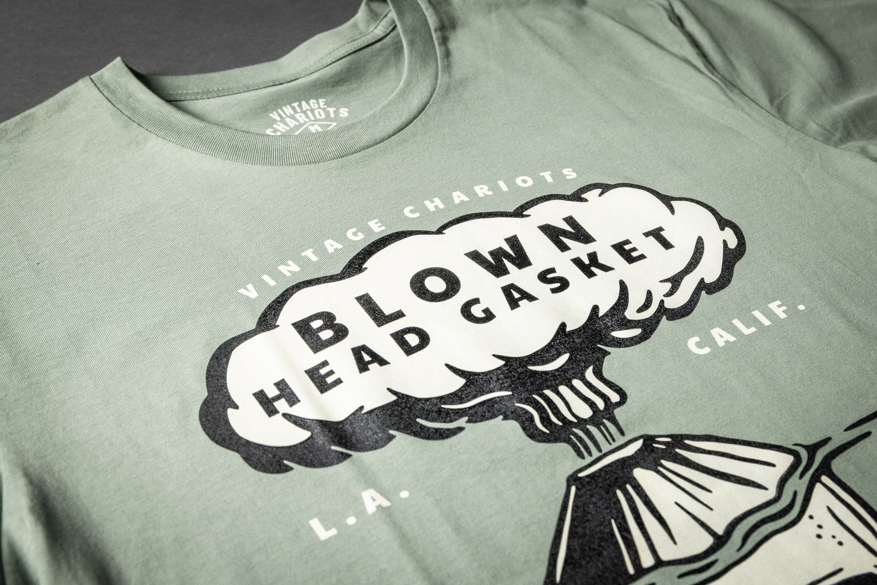 BLOWN HEAD GASKET TEE (Artichoke)