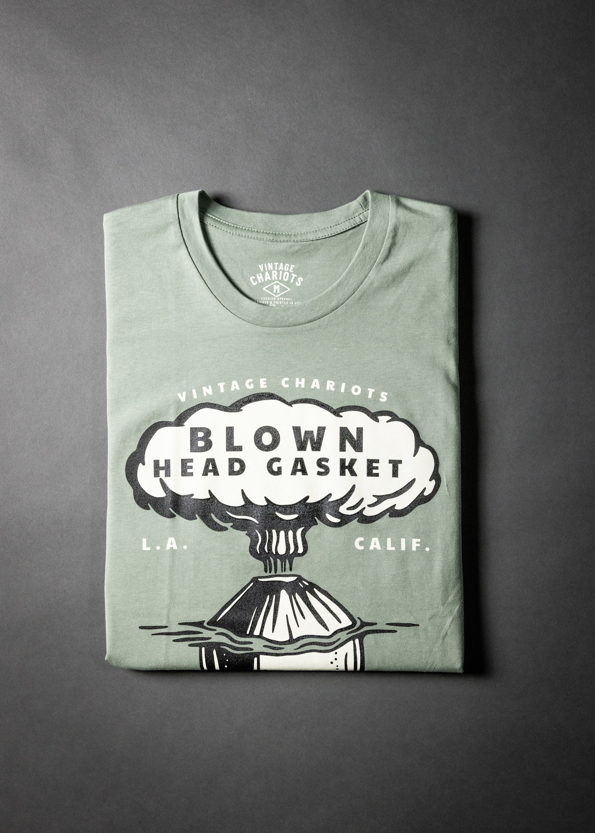BLOWN HEAD GASKET TEE (Artichoke)