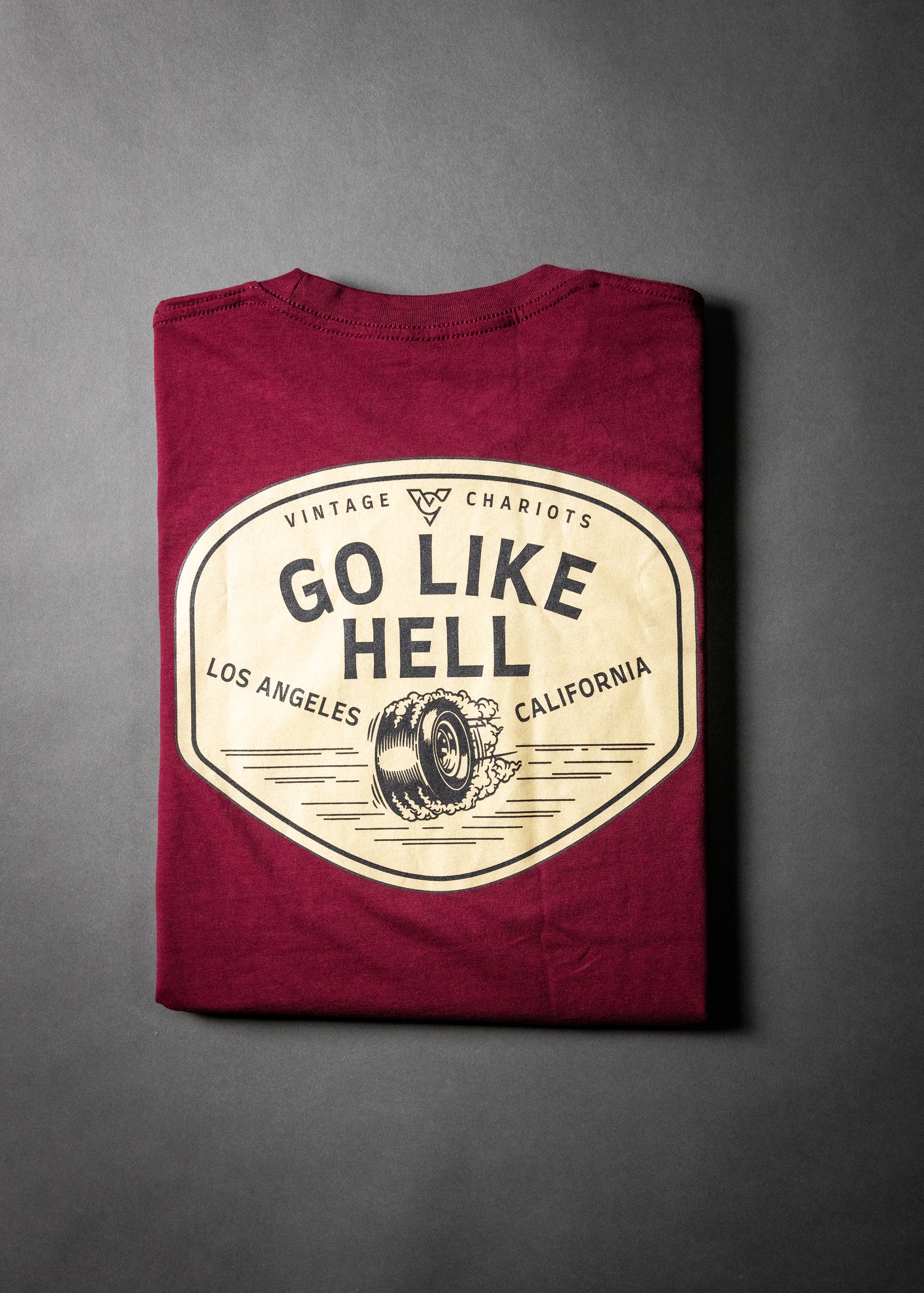 GO LIKE HELL TEE (Maroon)