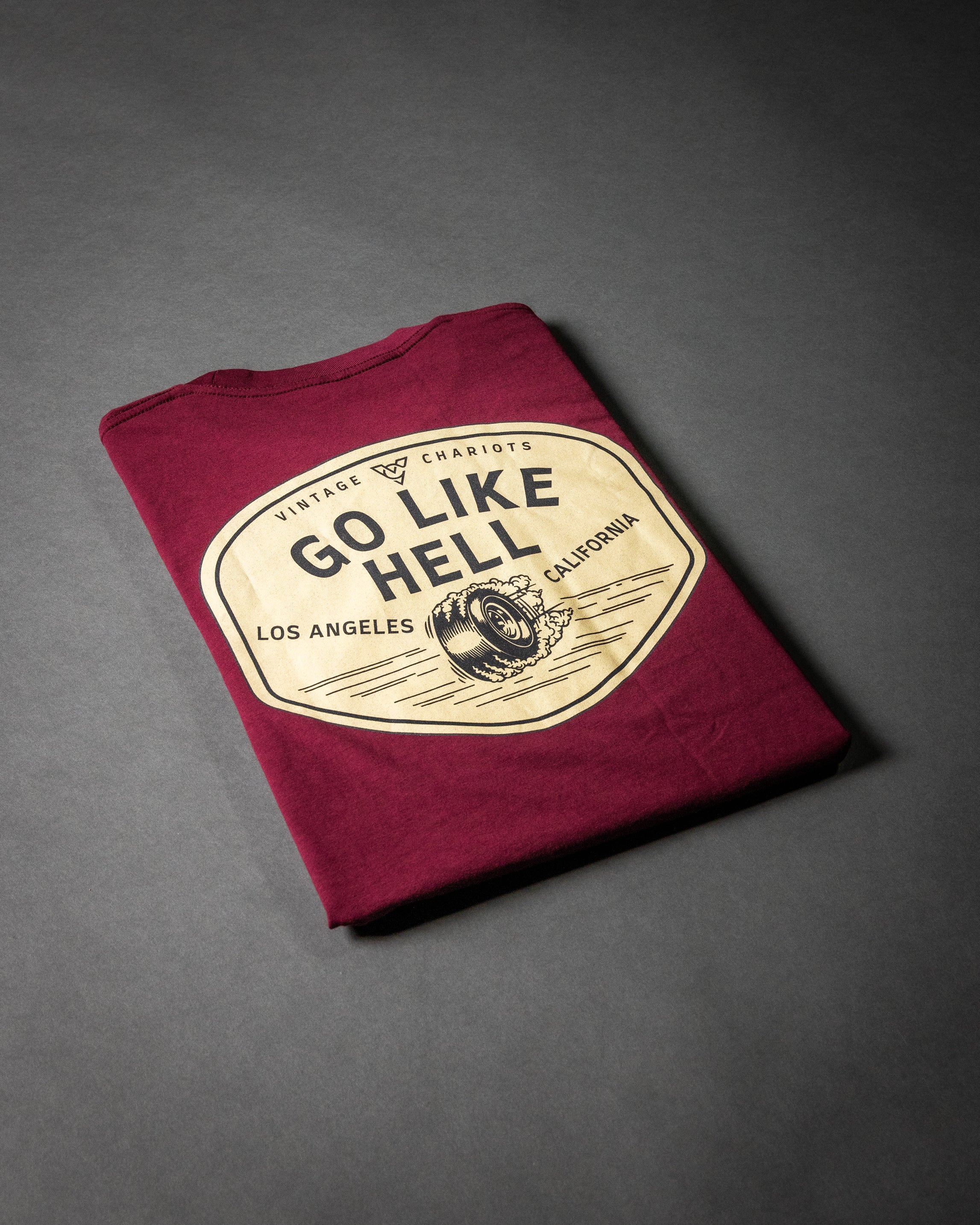GO LIKE HELL TEE (Maroon)