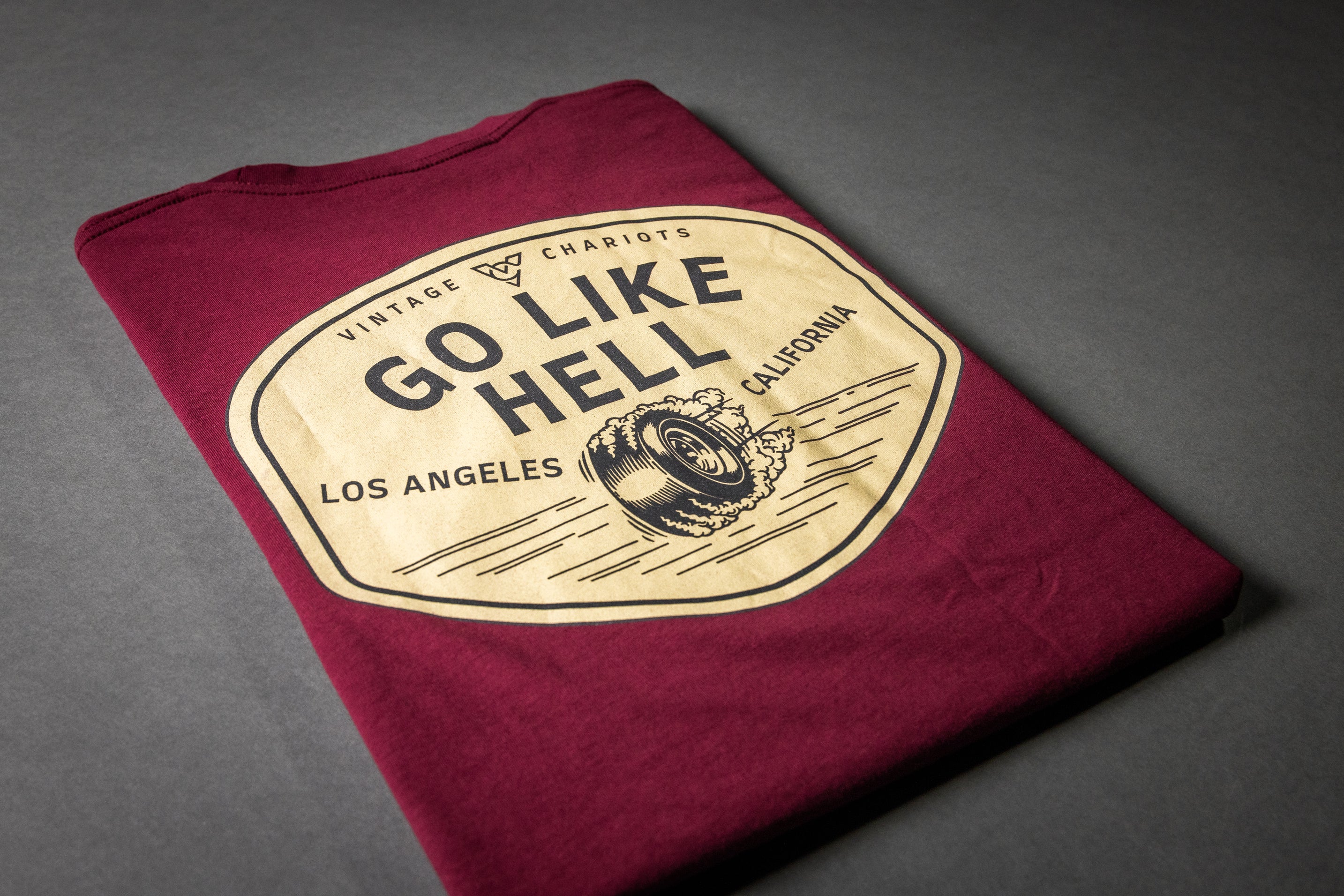 GO LIKE HELL TEE (Maroon)