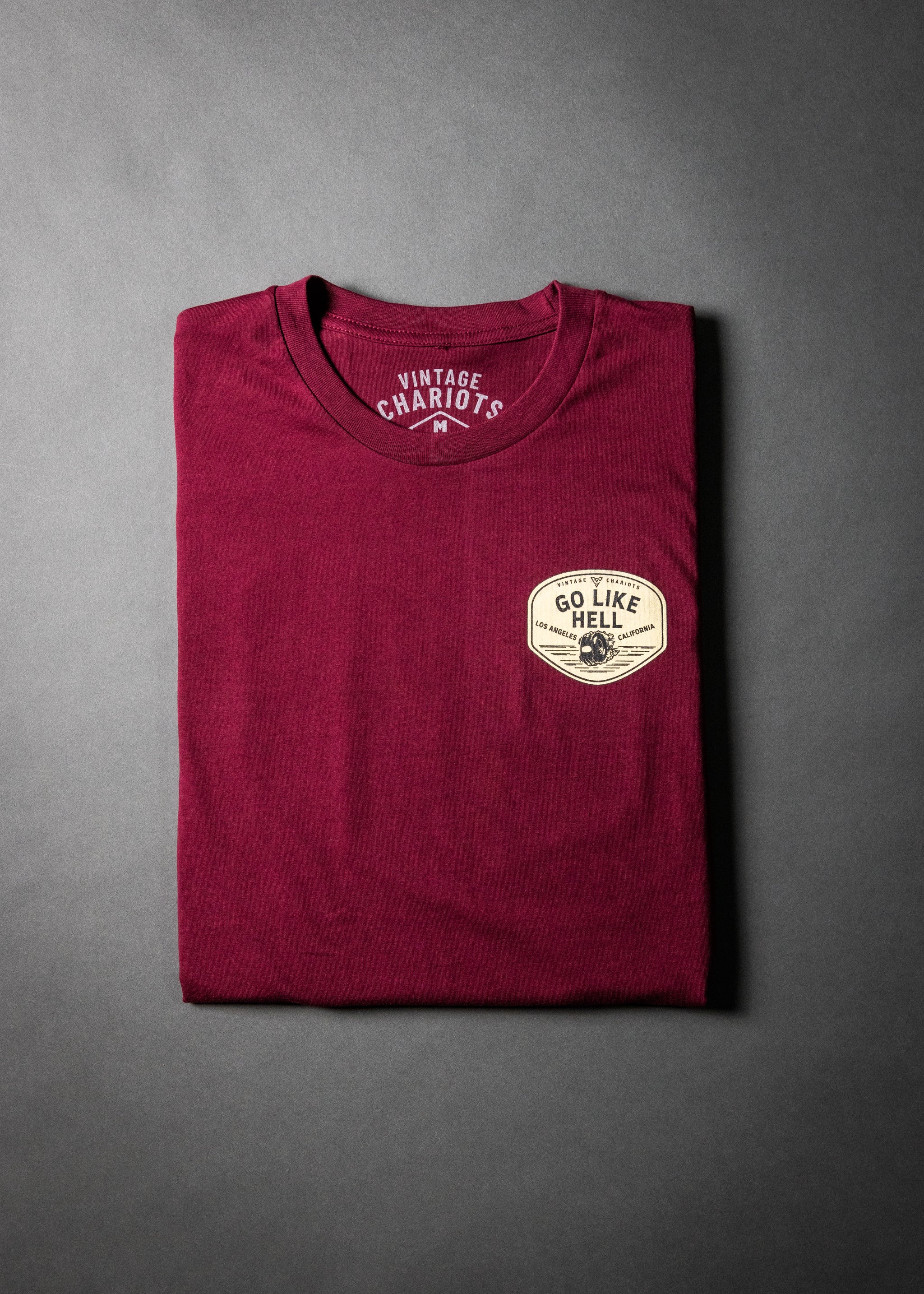 GO LIKE HELL TEE (Maroon)