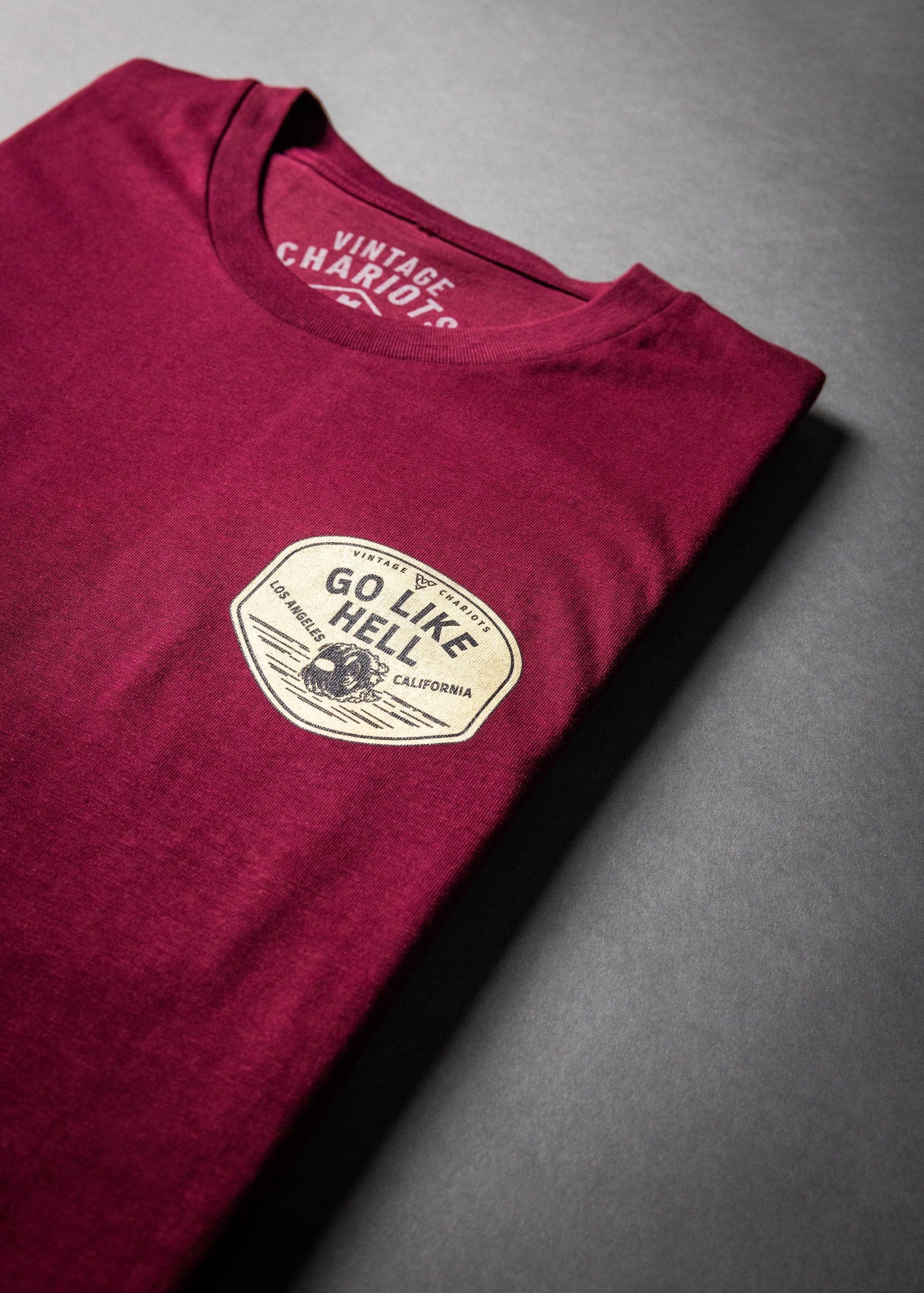 GO LIKE HELL TEE (Maroon)