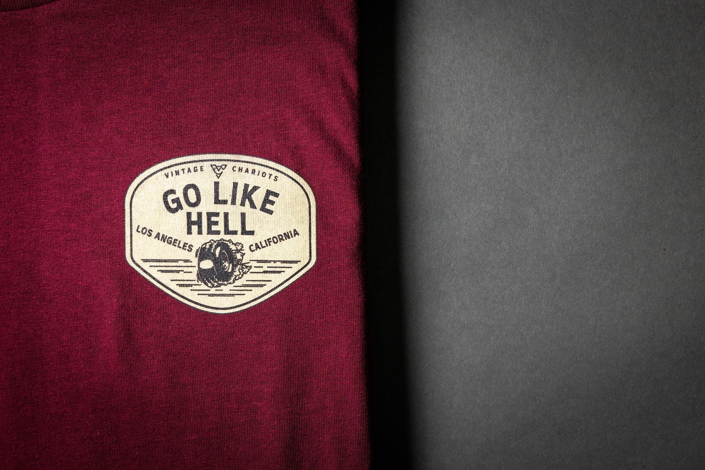 GO LIKE HELL TEE (Maroon)