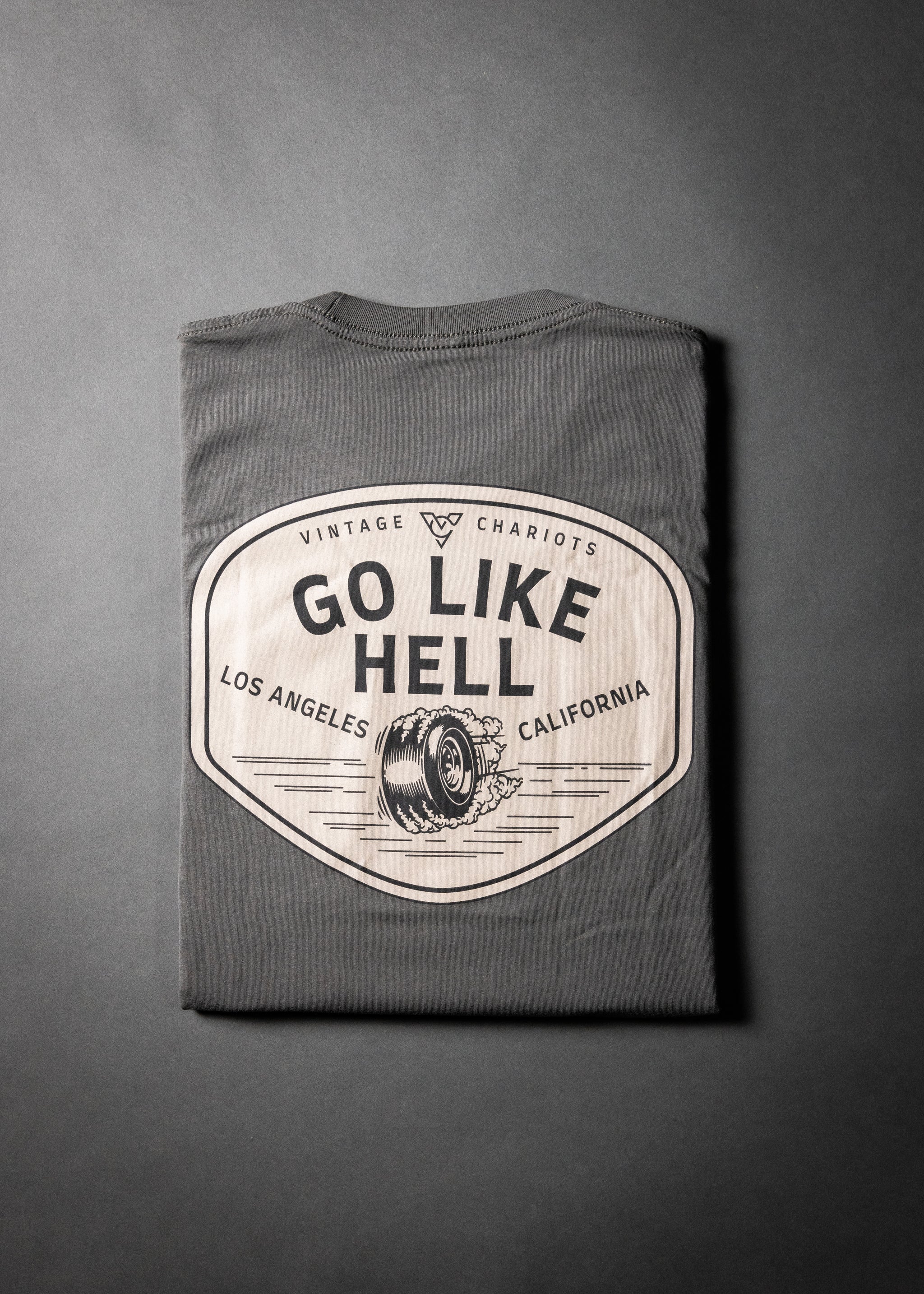 GO LIKE HELL TEE (Cool Grey)