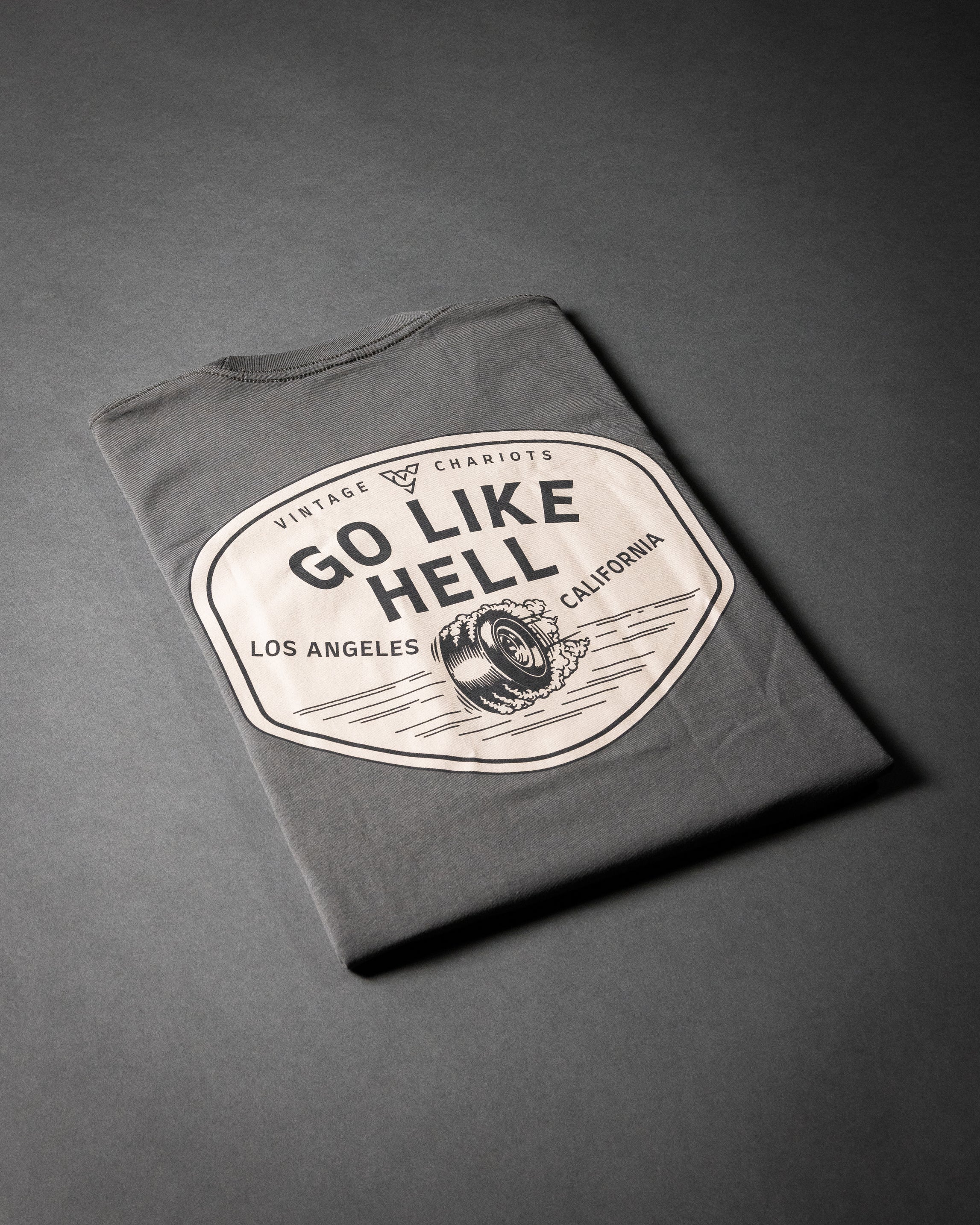 GO LIKE HELL TEE (Cool Grey)