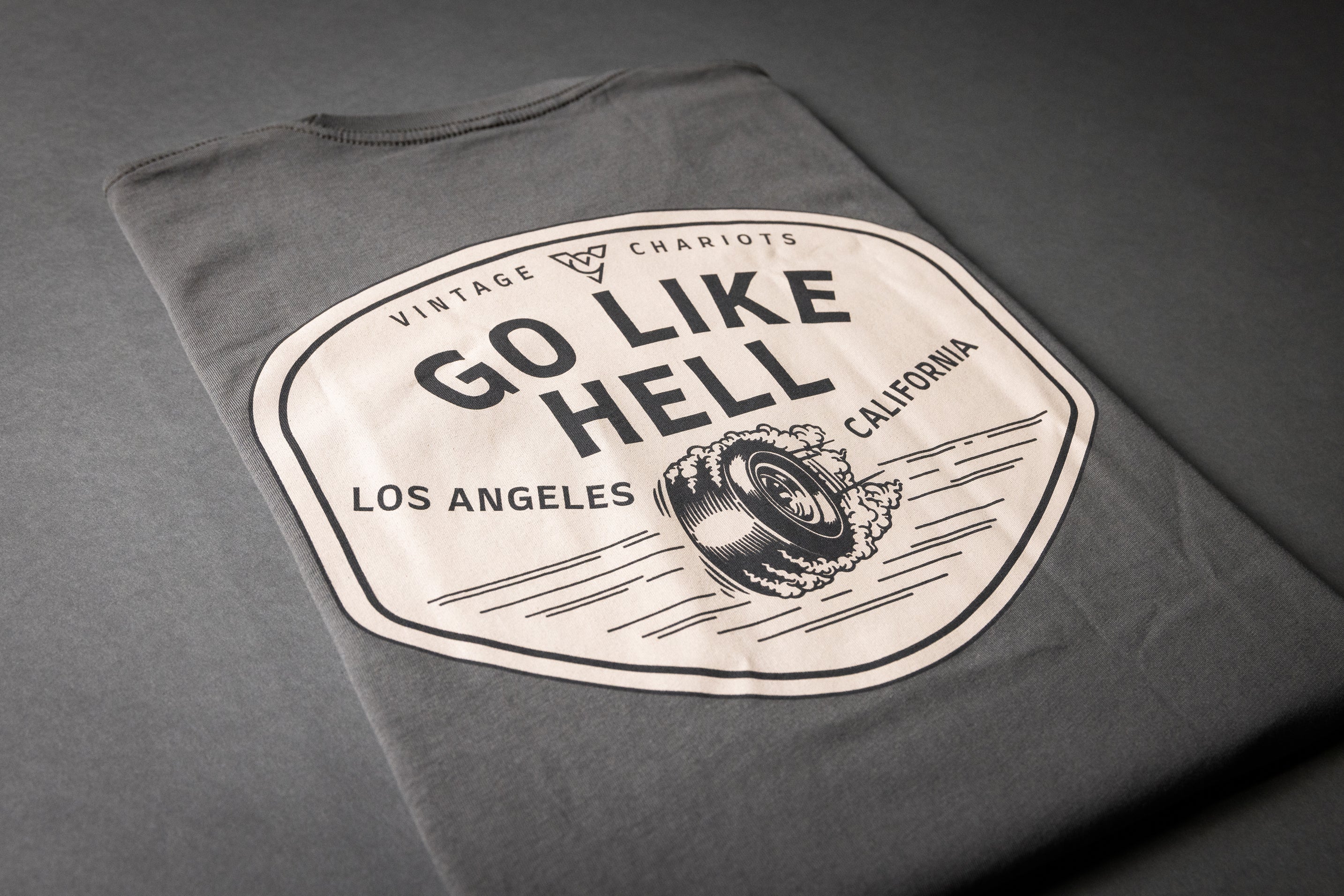 GO LIKE HELL TEE (Cool Grey)