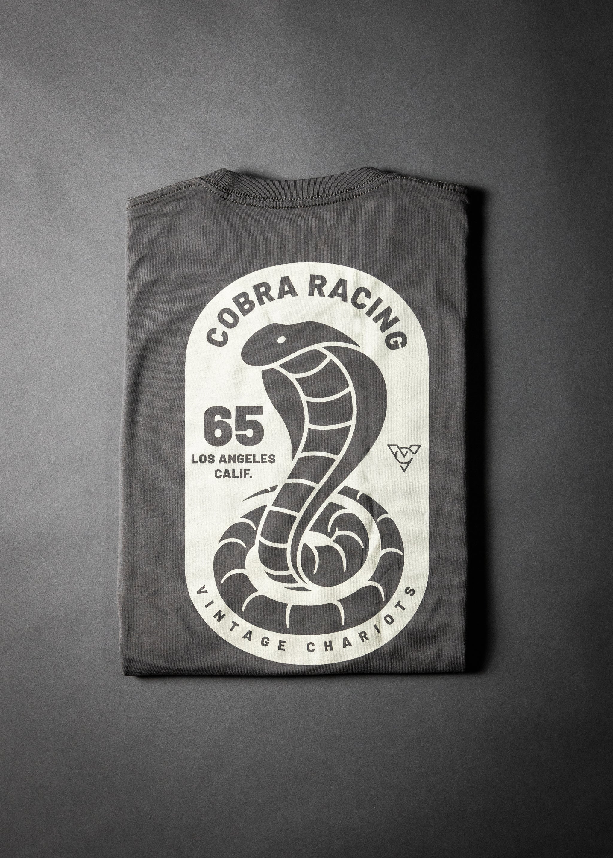 COBRA RACING TEE (Cool Grey)
