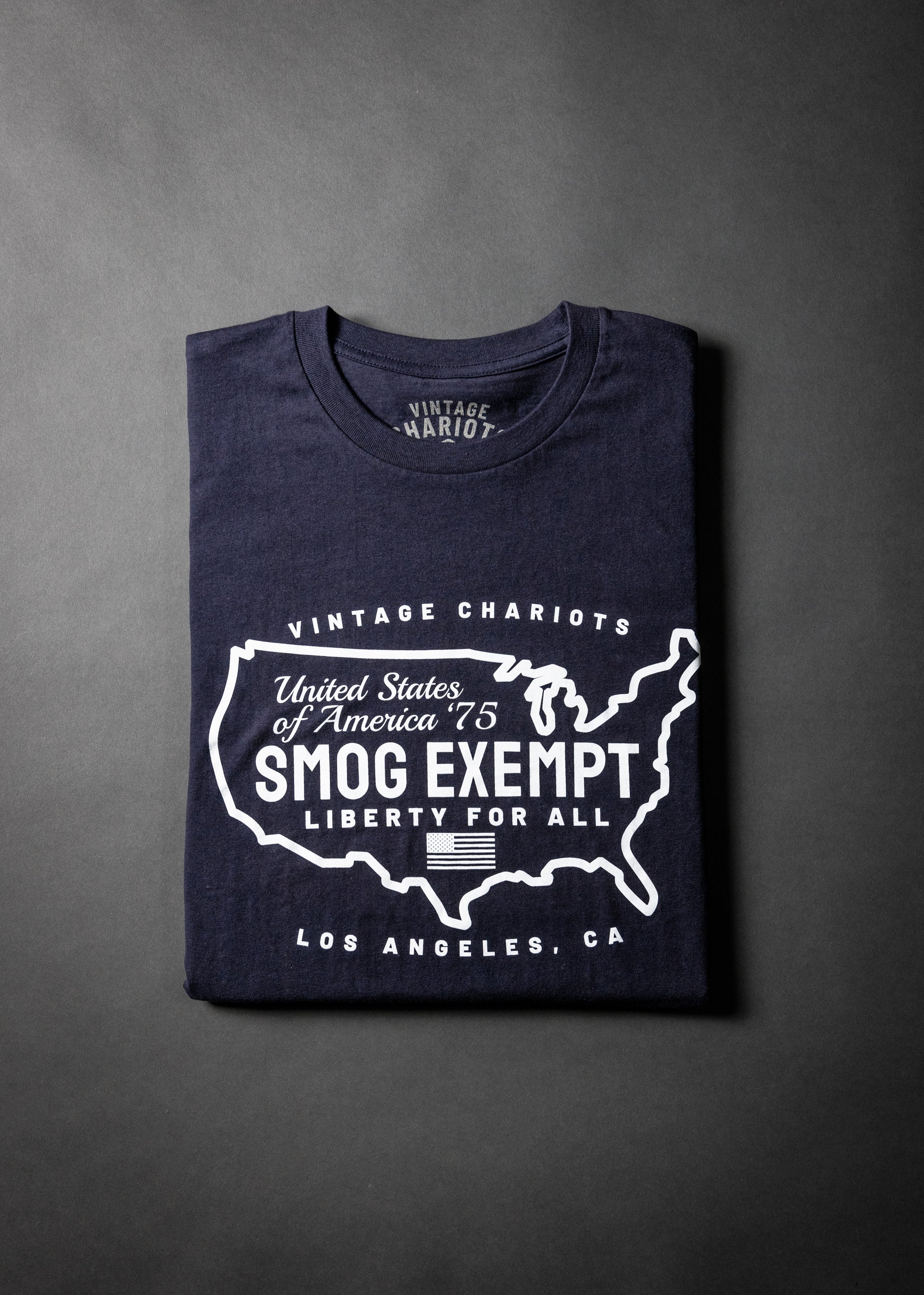 SMOG EXEMPT TEE (Navy)