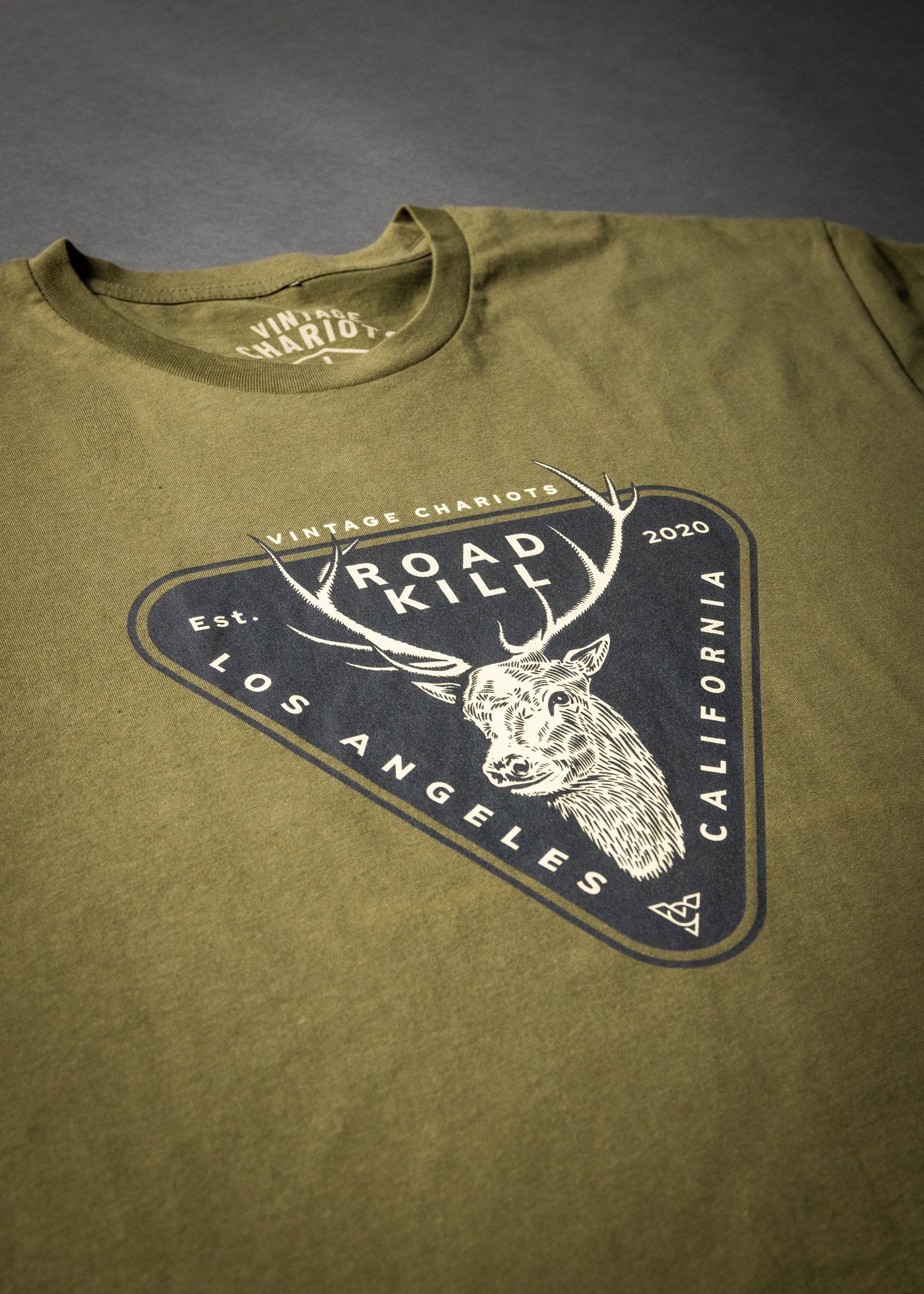 ROAD KILL TEE (Military Green)