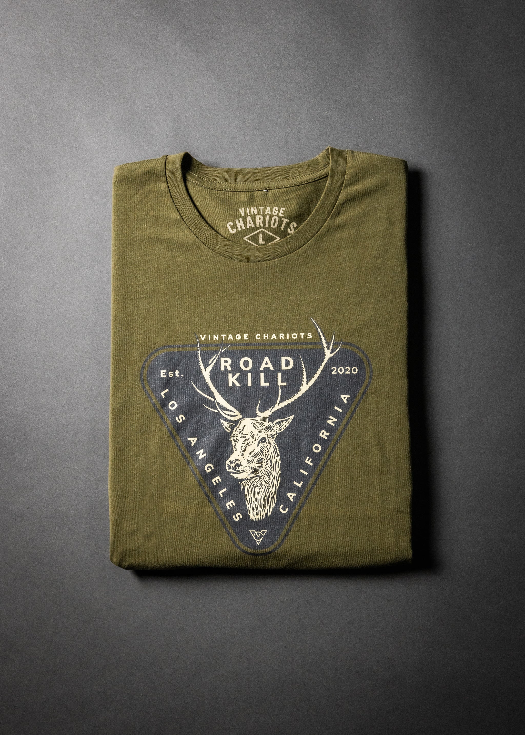 ROAD KILL TEE (Military Green)