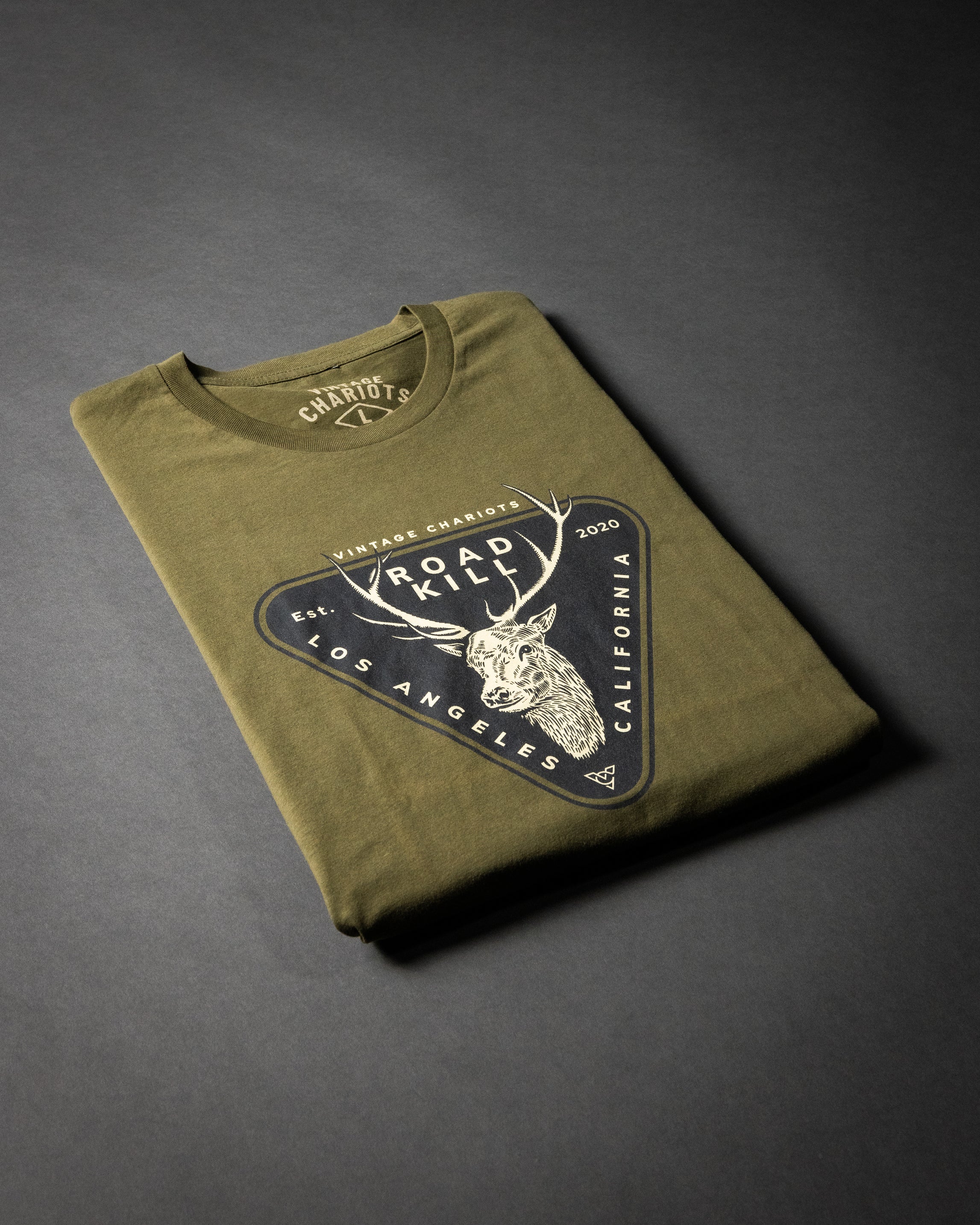 ROAD KILL TEE (Military Green)