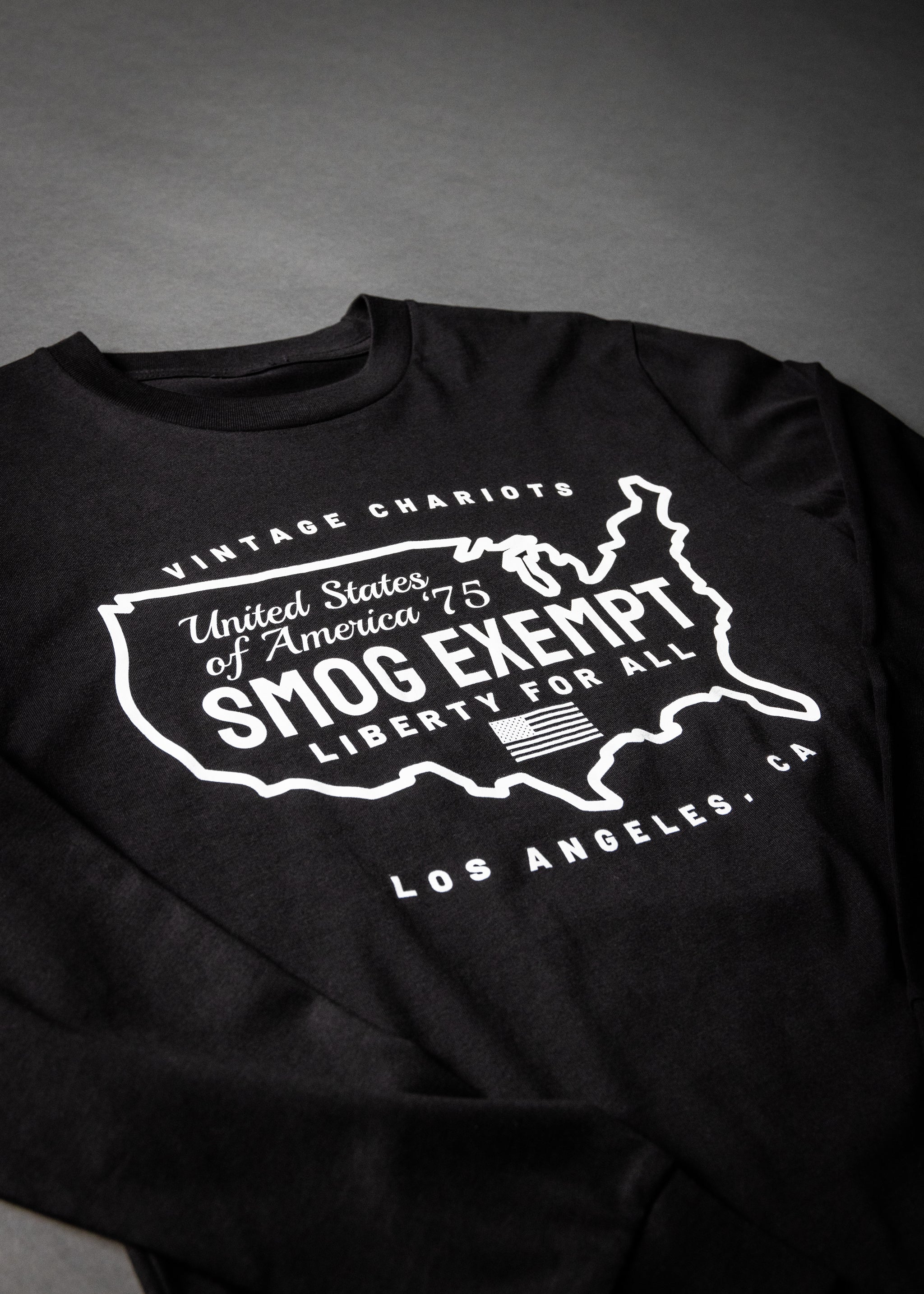 SMOG EXEMPT LONG SLEEVE TEE (Black)