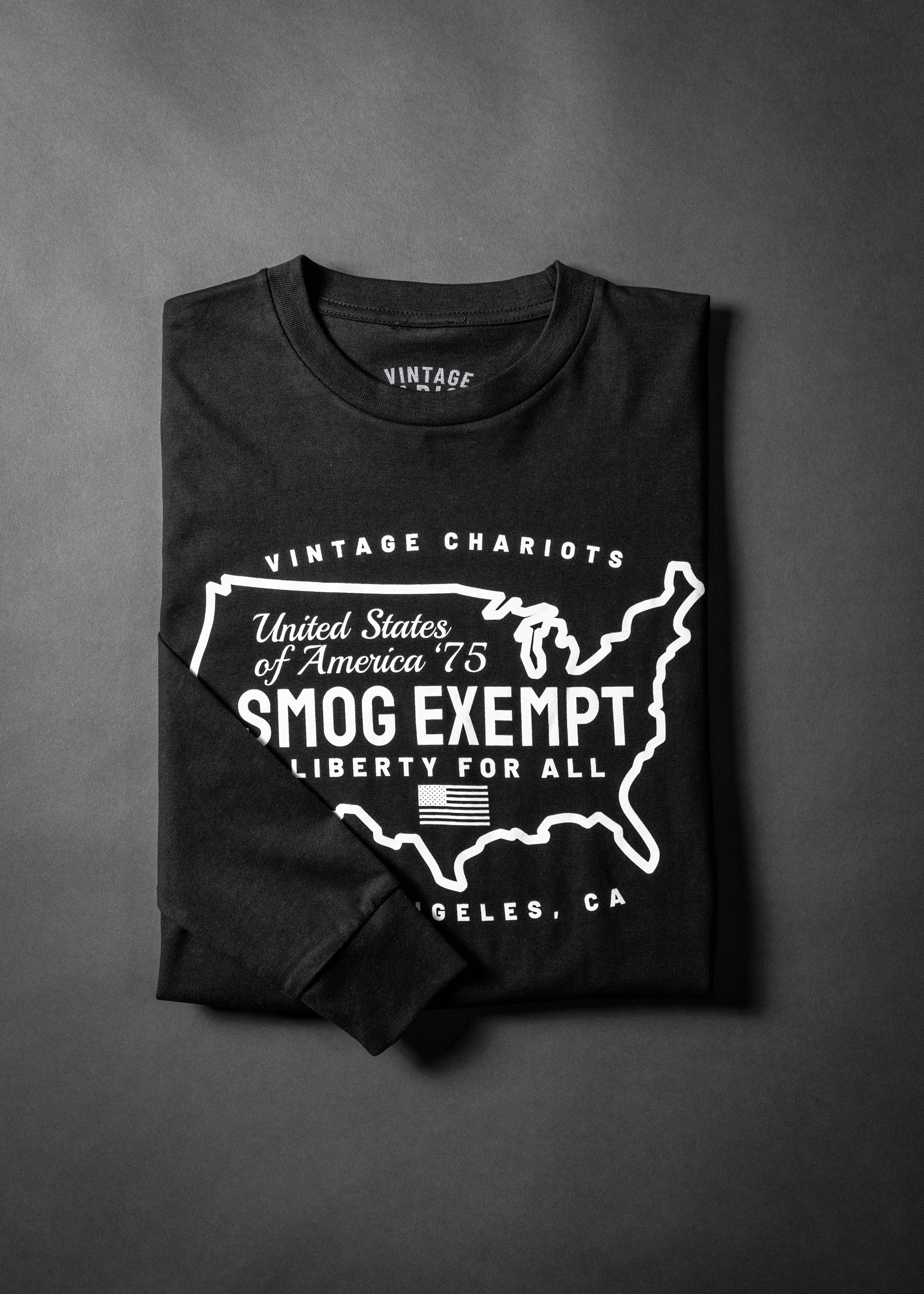 SMOG EXEMPT LONG SLEEVE TEE (Black)