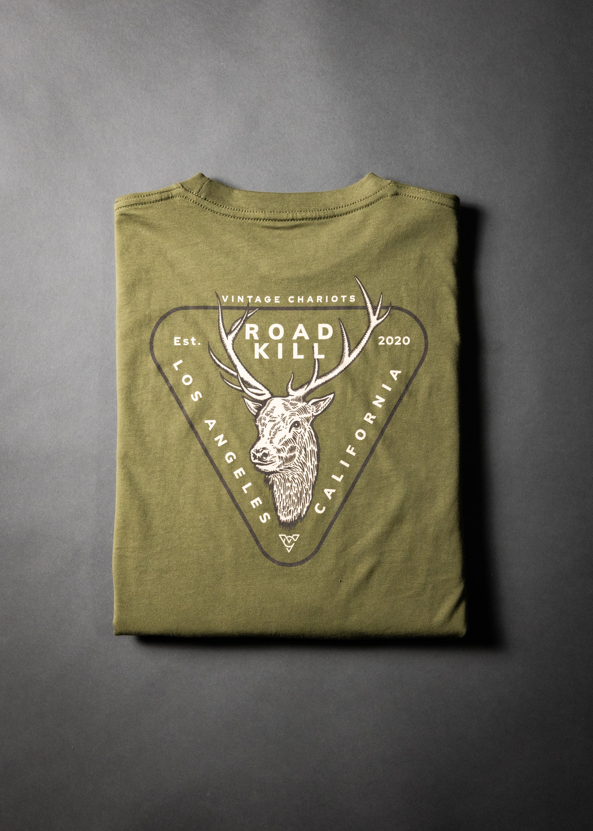 ROAD KILL LONG SLEEVE TEE (Military Green)