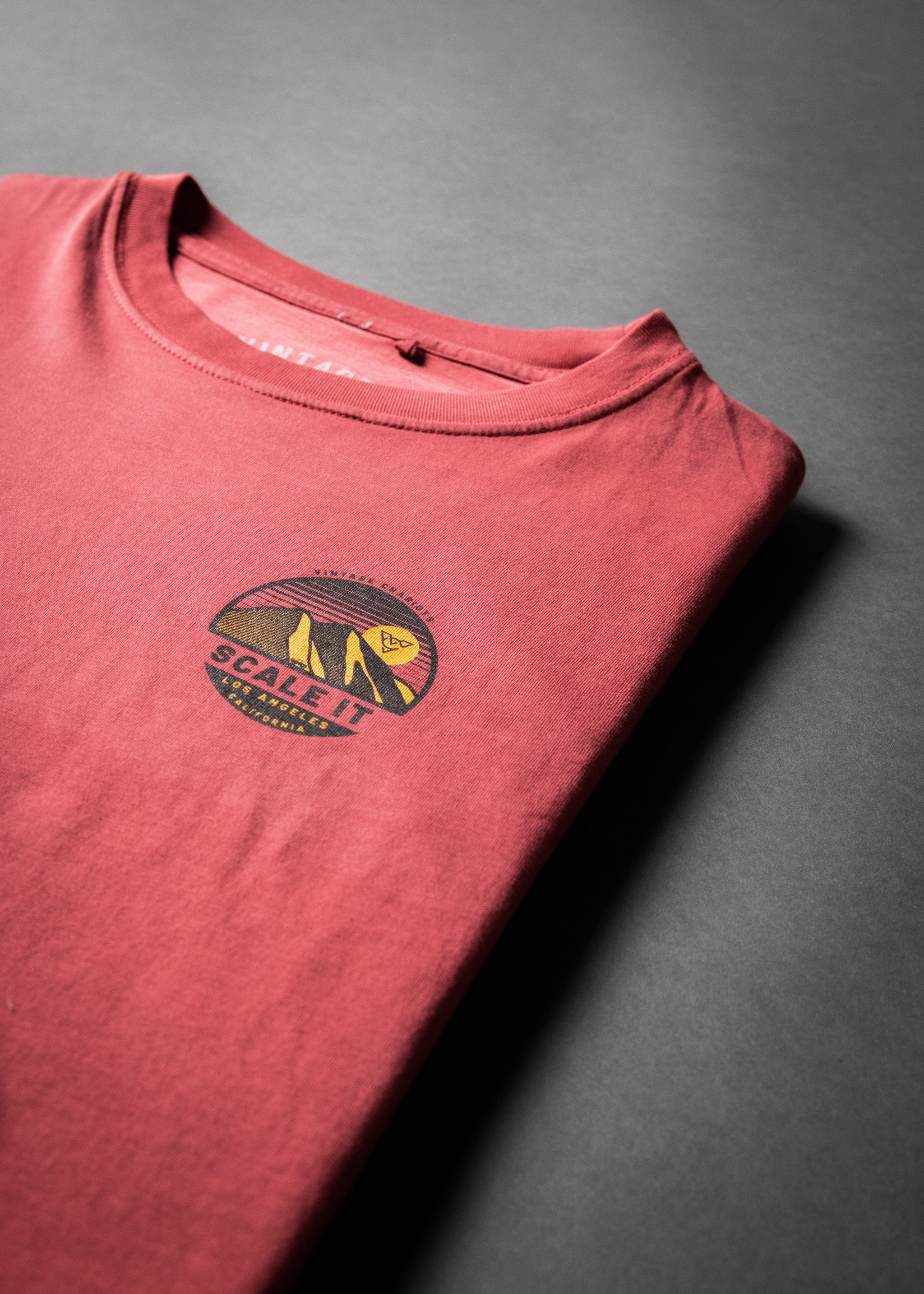 SCALE IT LONG SLEEVE TEE (Shiraz)