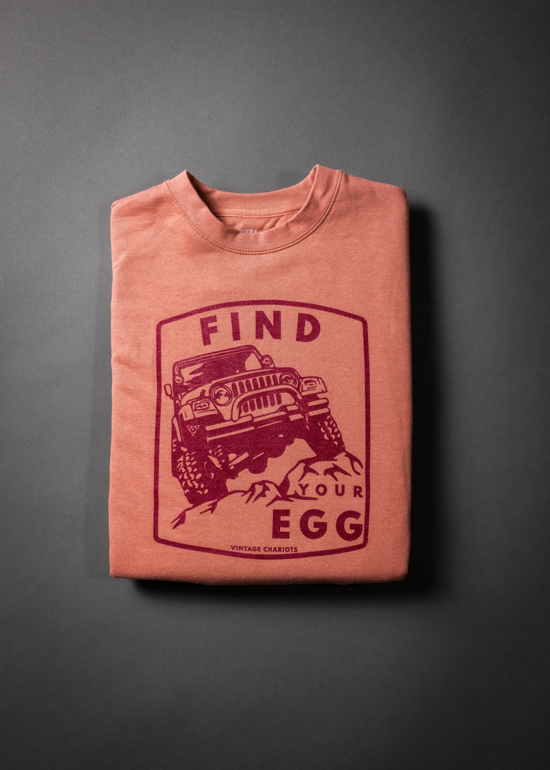 FIND YOUR EGG UNISEX PREMIUM CREW NECK SWEATSHIRT (Dusty Rose)