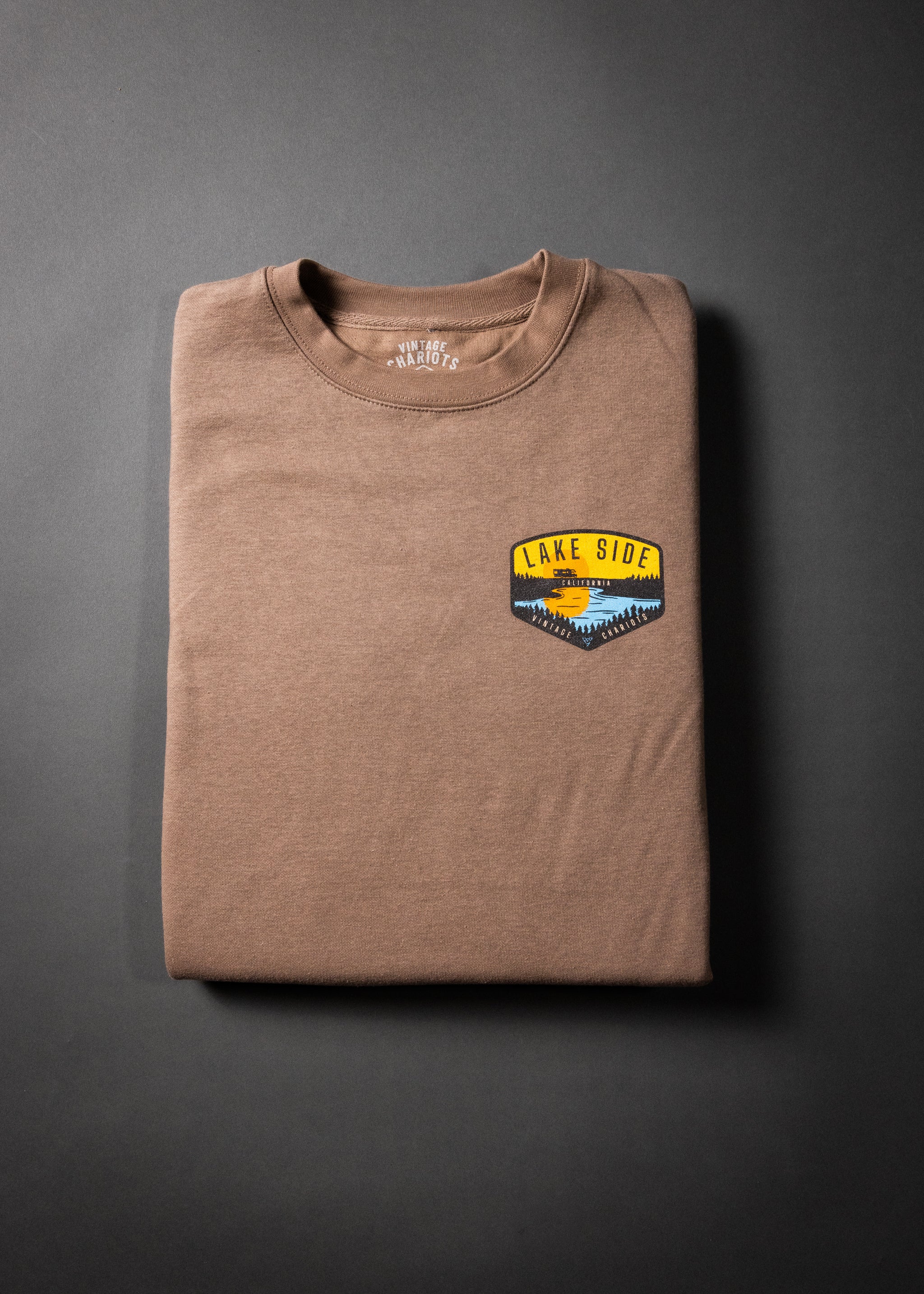 LAKESIDE UNISEX PREMIUM CREW NECK SWEATSHIRT (Latte)