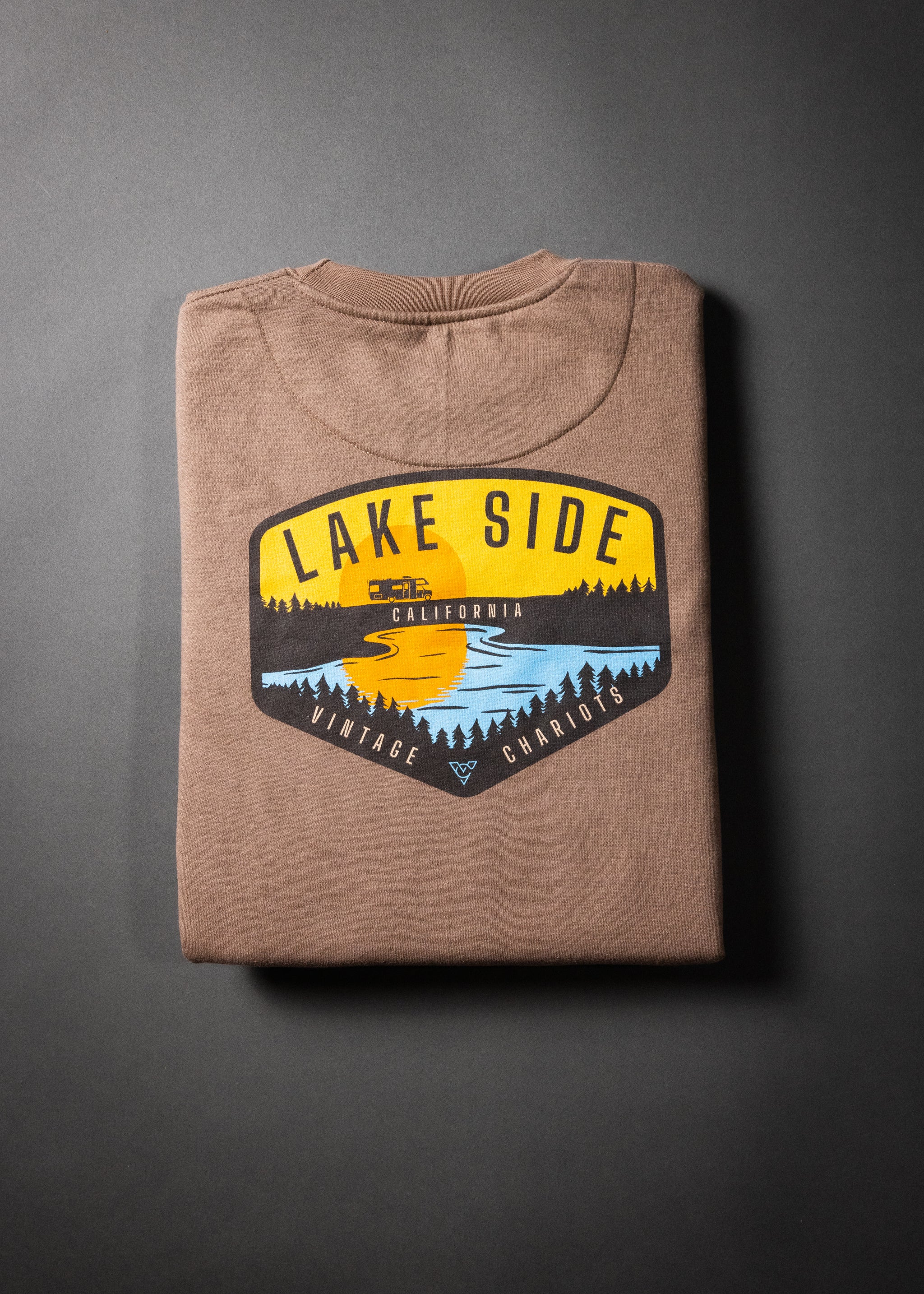 LAKESIDE UNISEX PREMIUM CREW NECK SWEATSHIRT (Latte)
