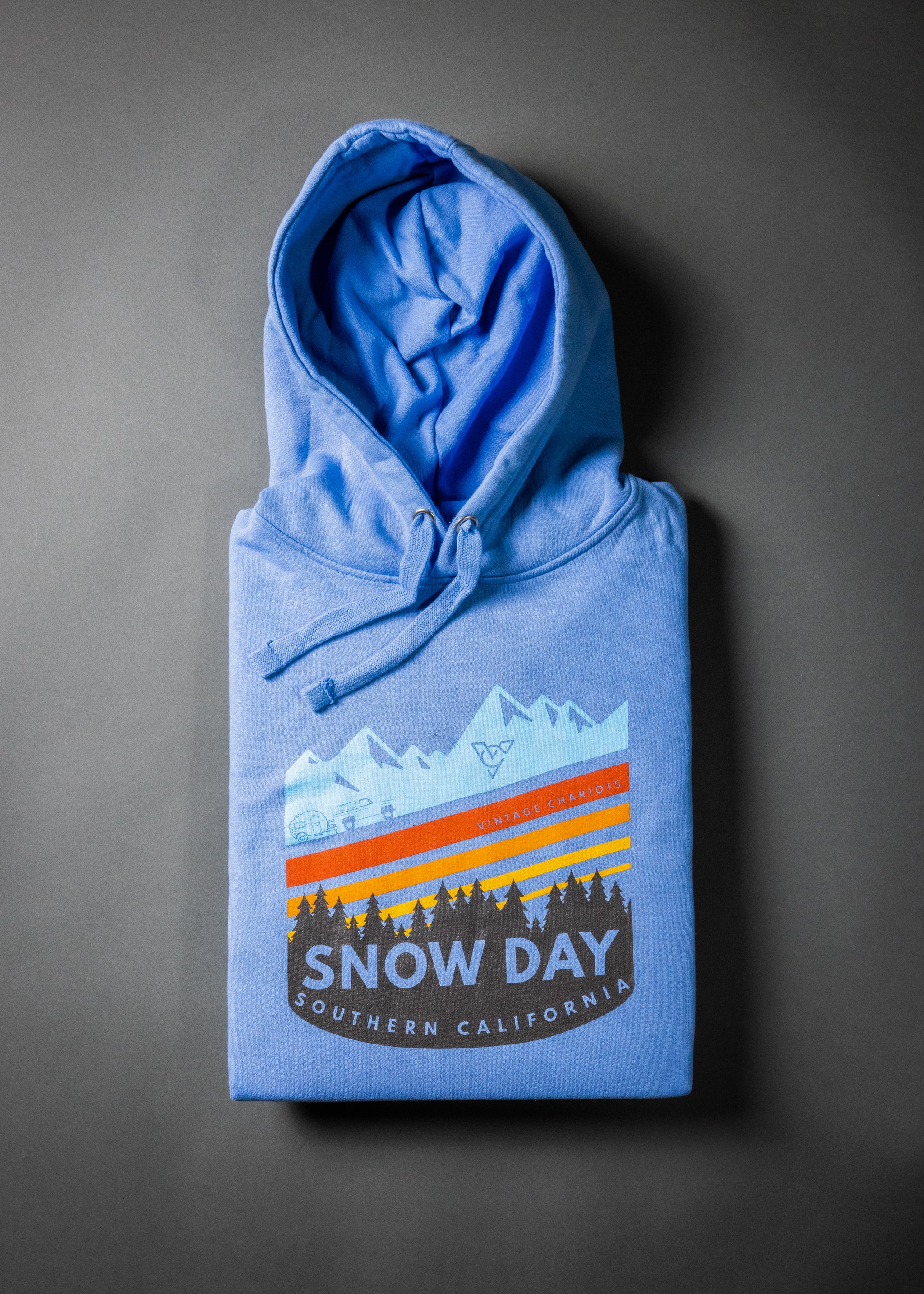 SNOW DAY UNISEX PREMIUM PULLOVER HOODIE (Carolina Blue)