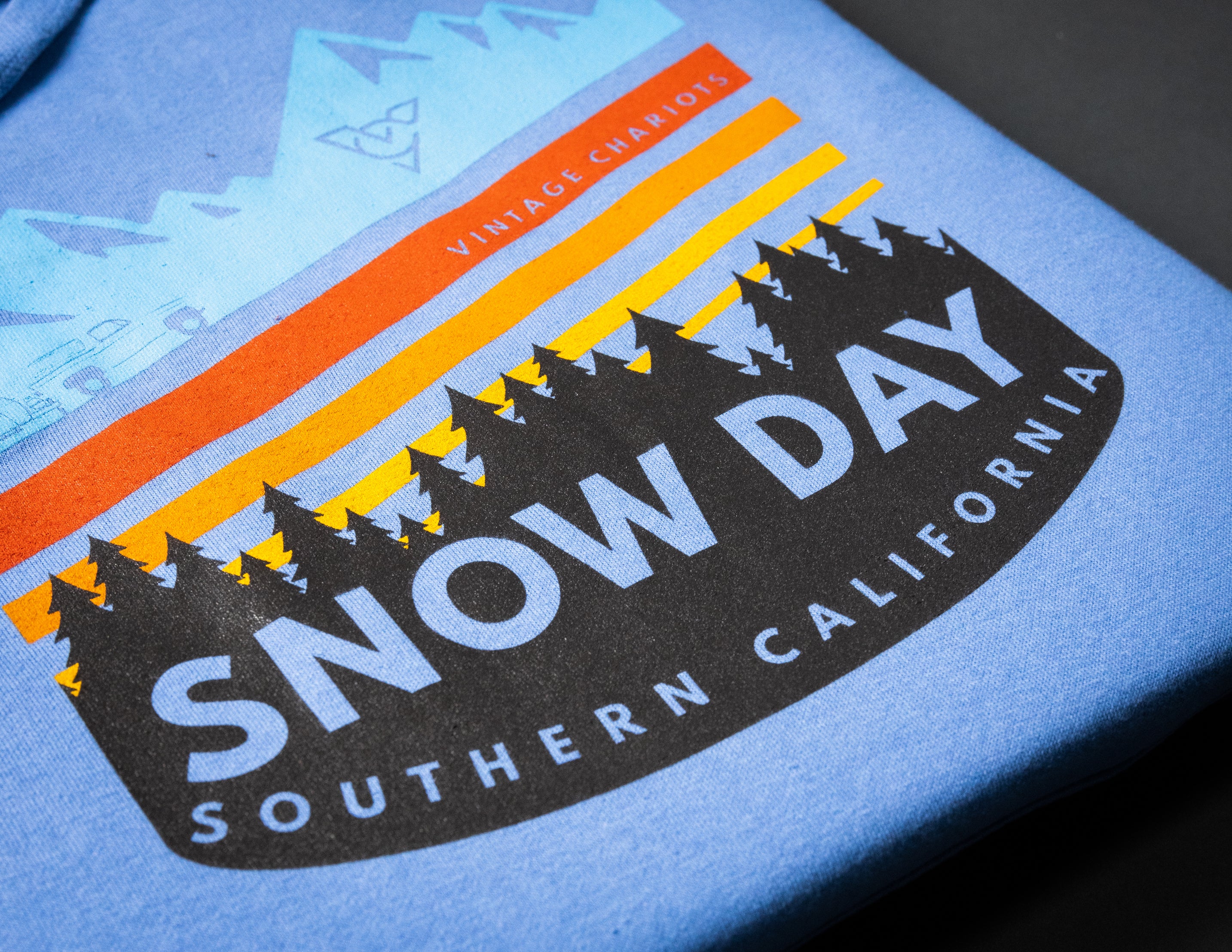 SNOW DAY UNISEX PREMIUM PULLOVER HOODIE (Carolina Blue)