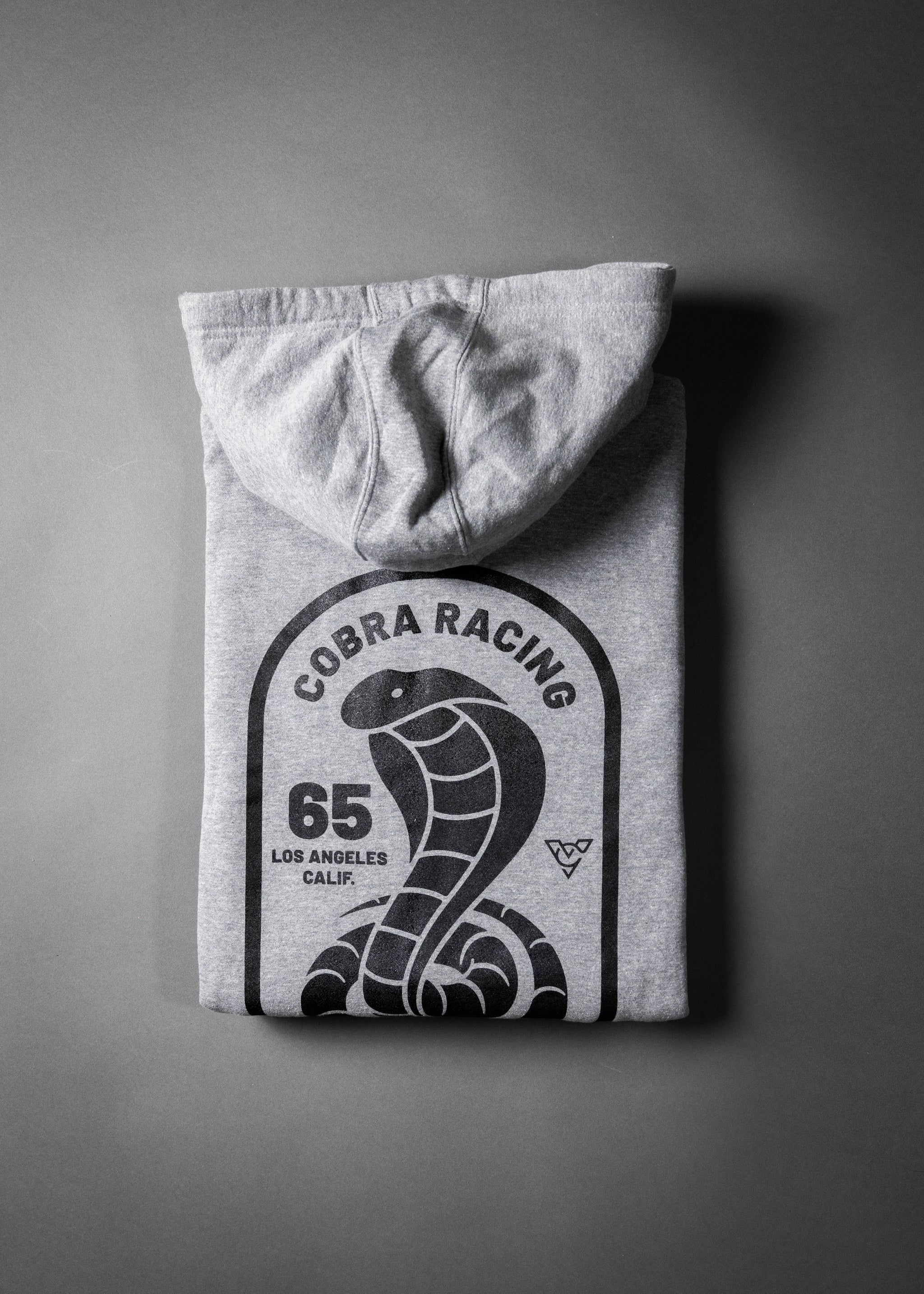COBRA RACING UNISEX PREMIUM PULLOVER HOODIE (Carbon Gray)