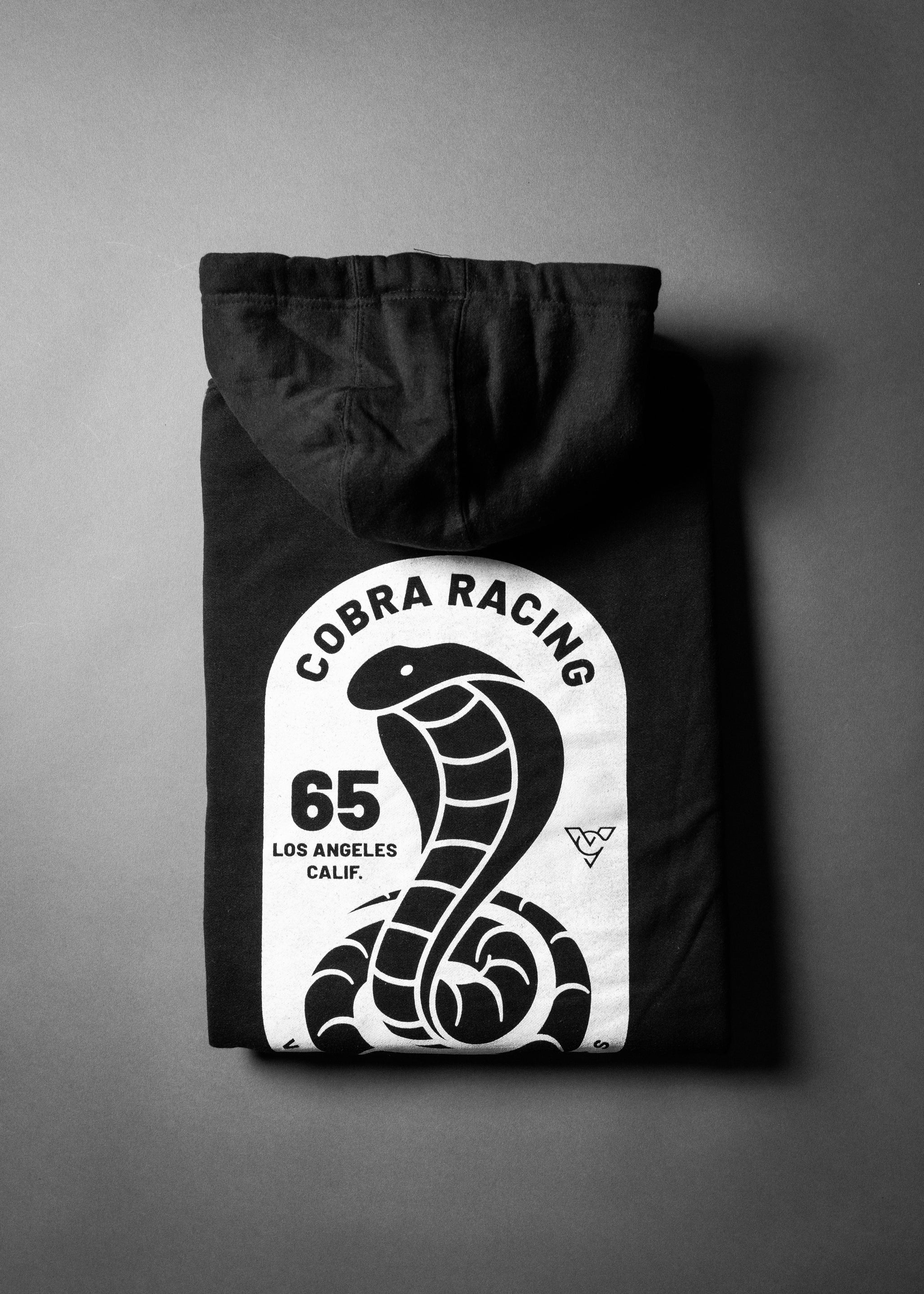 COBRA RACING UNISEX PREMIUM PULLOVER HOODIE (Black)