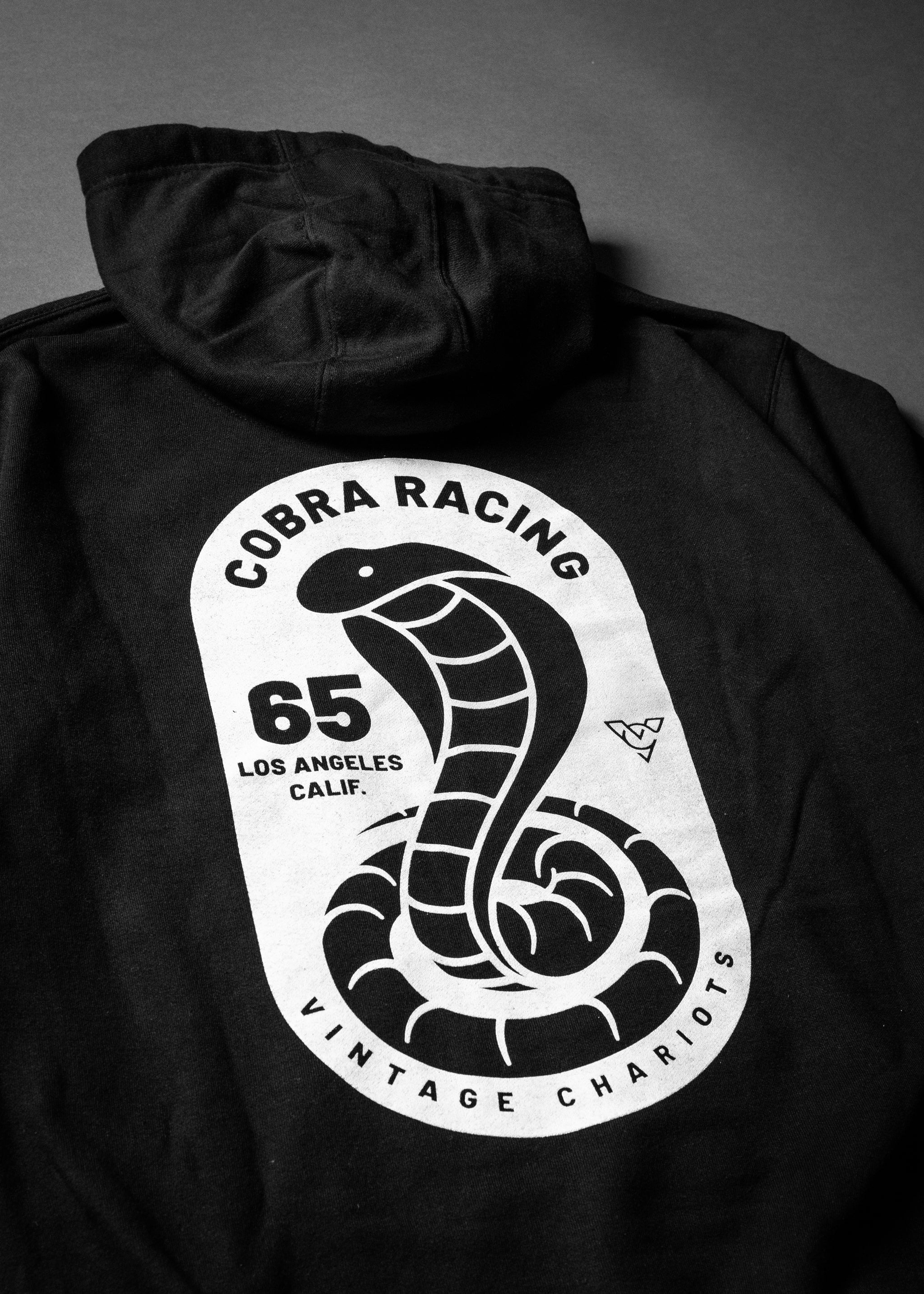 COBRA RACING UNISEX PREMIUM PULLOVER HOODIE (Black)