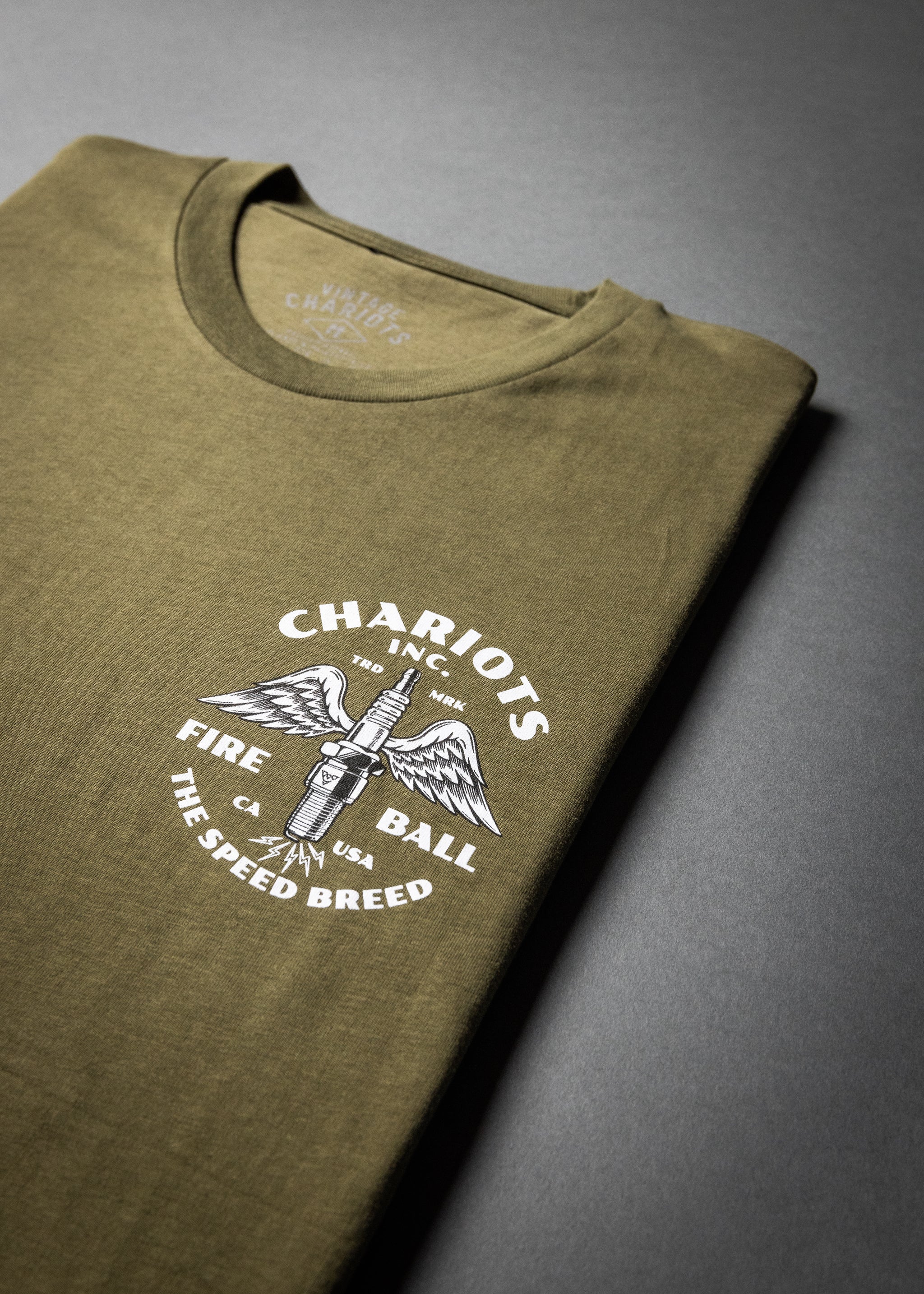 FIREBALL TEE (Military Green)