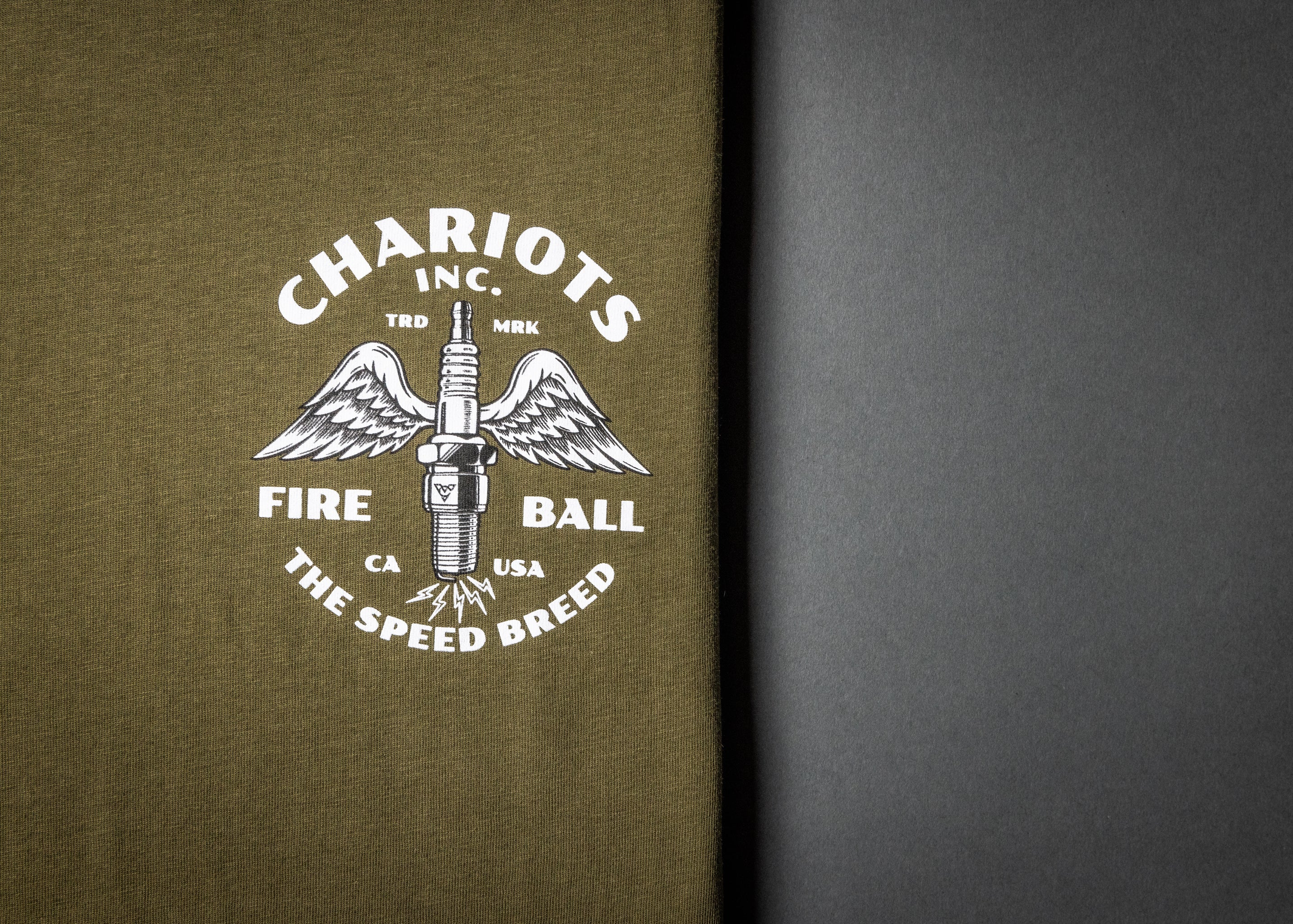 FIREBALL TEE (Military Green)