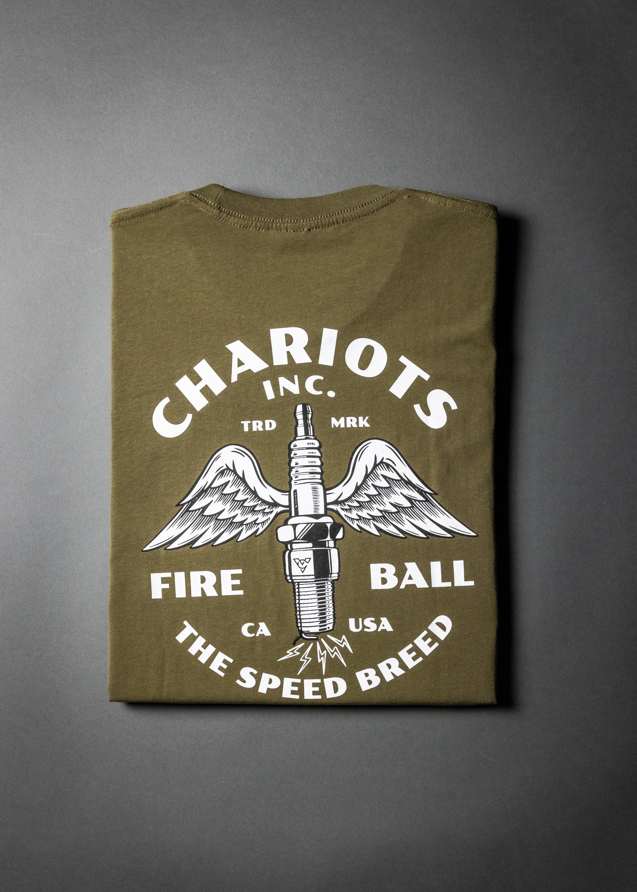 FIREBALL TEE (Military Green)